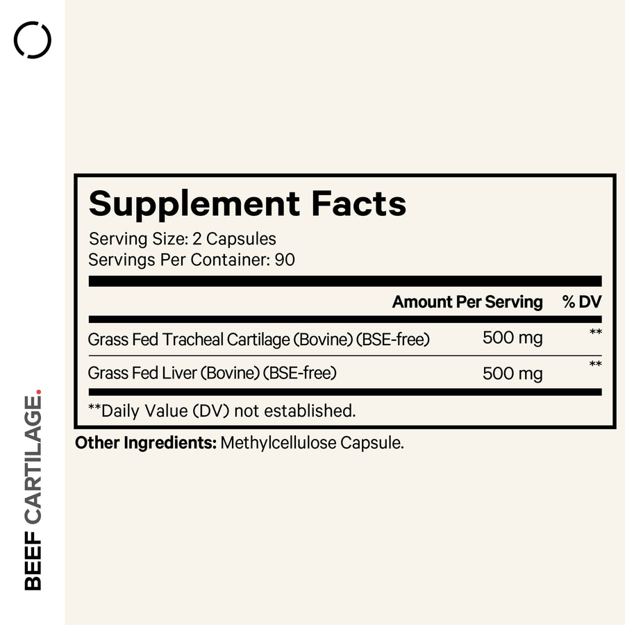 Grass Fed Beef Cartilage