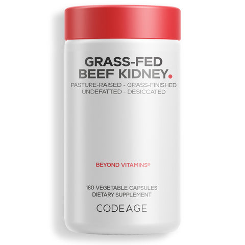 Codeage Grass-Fed Beef Kidney Bovine Supplement 