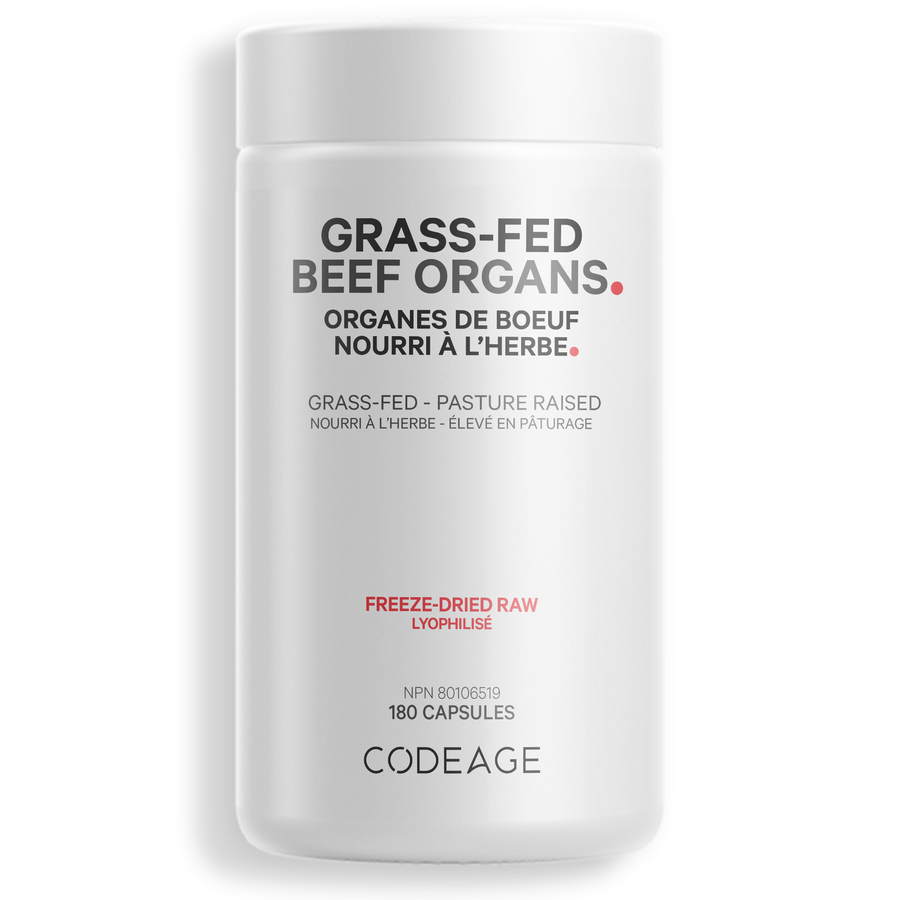Codeage Grass-fed beef organs