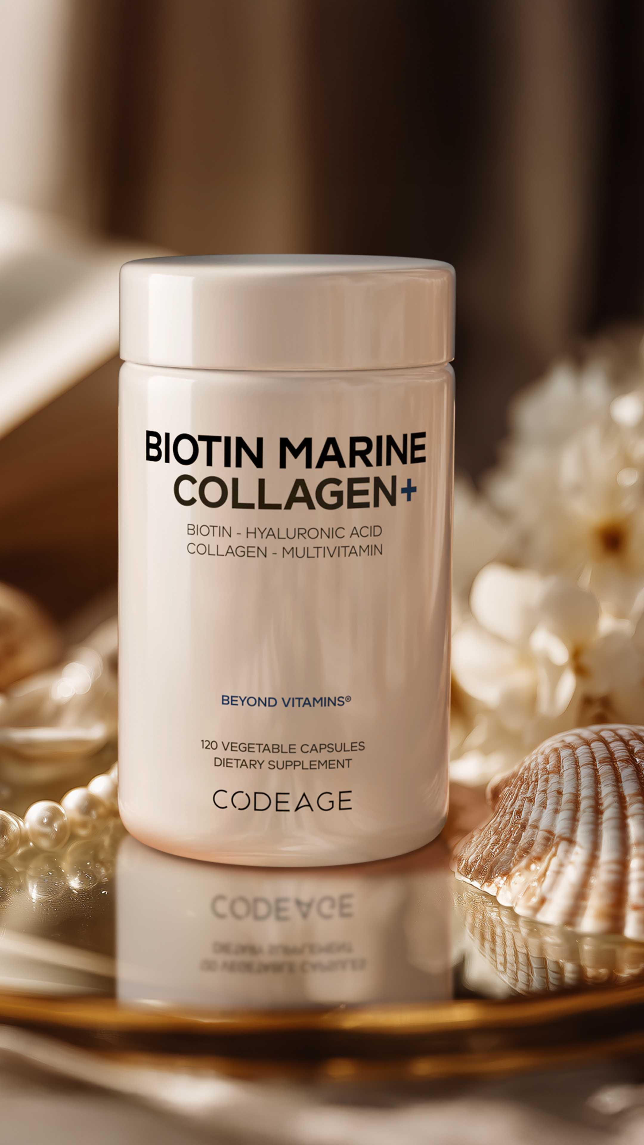 Wild Caught Biotin Marine Collagen Peptides Capsules