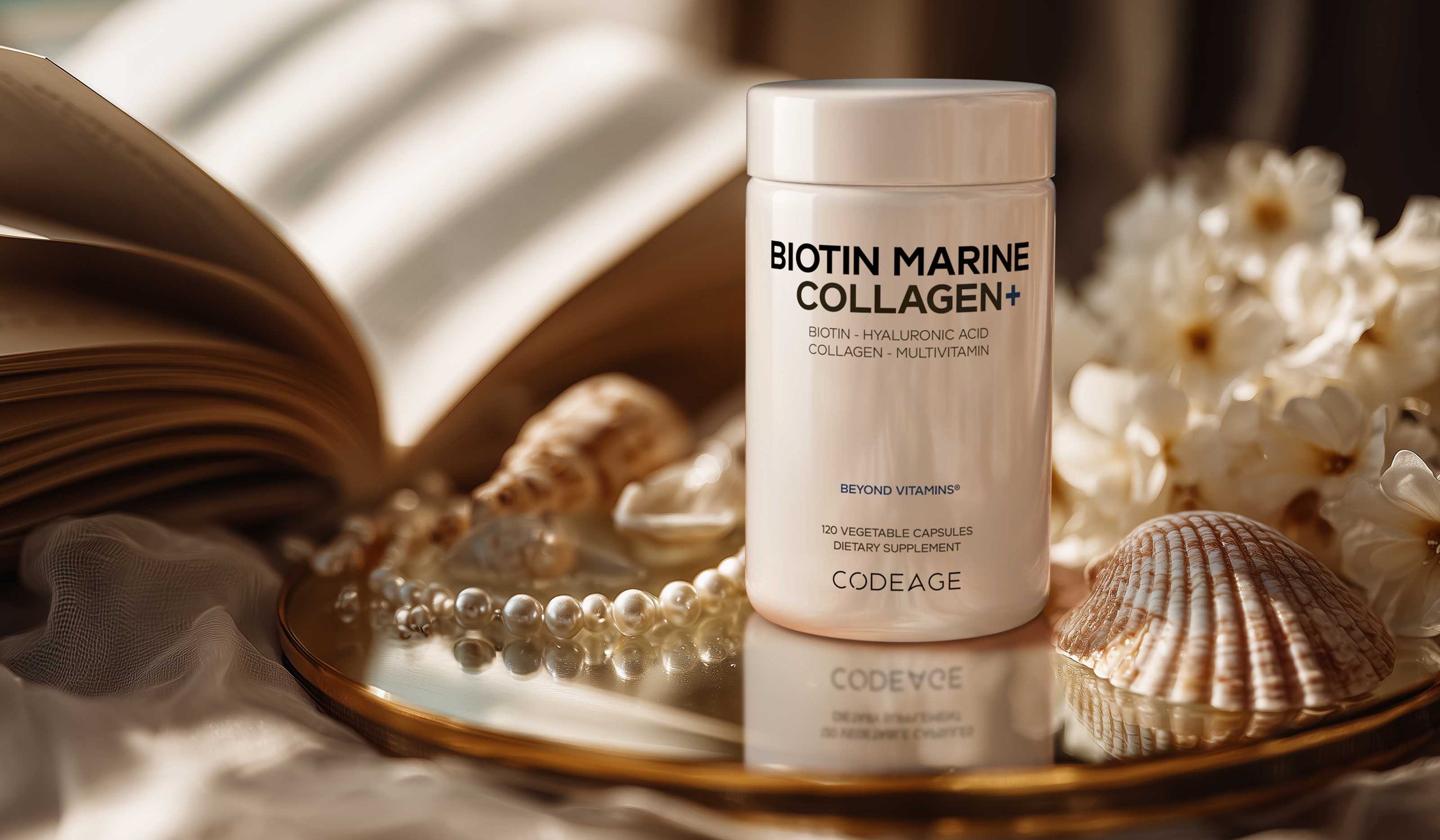 Codeage Wild Caught Biotin Marine Collagen+