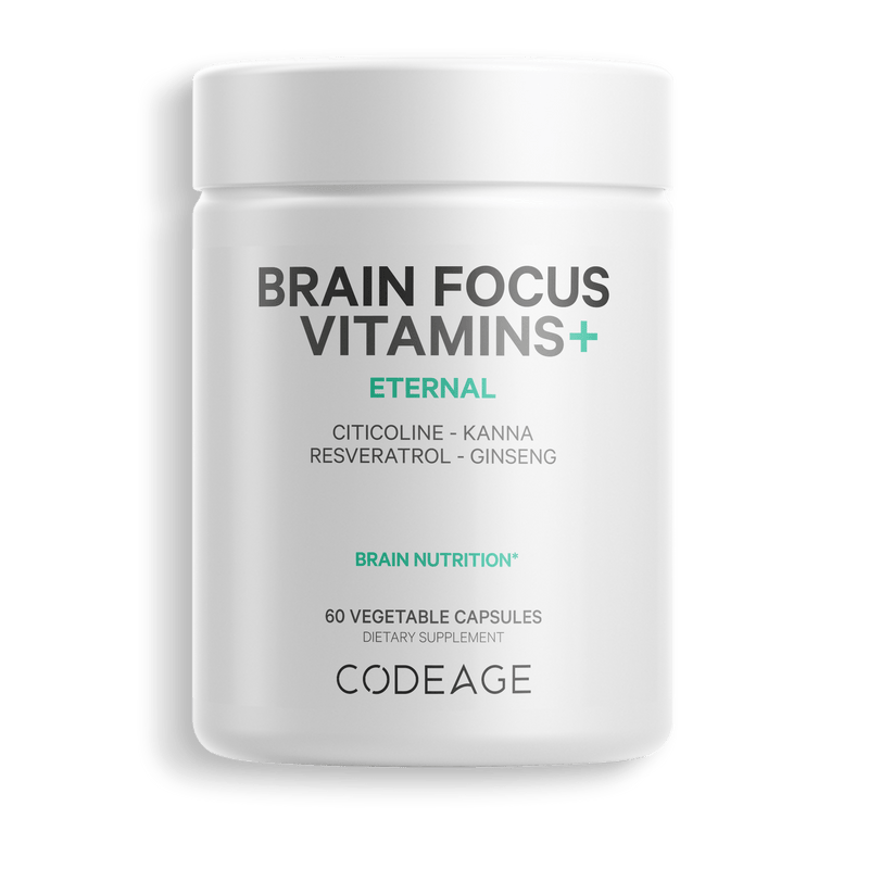 Codeage Brain Focus Vitamins Supplement Formula