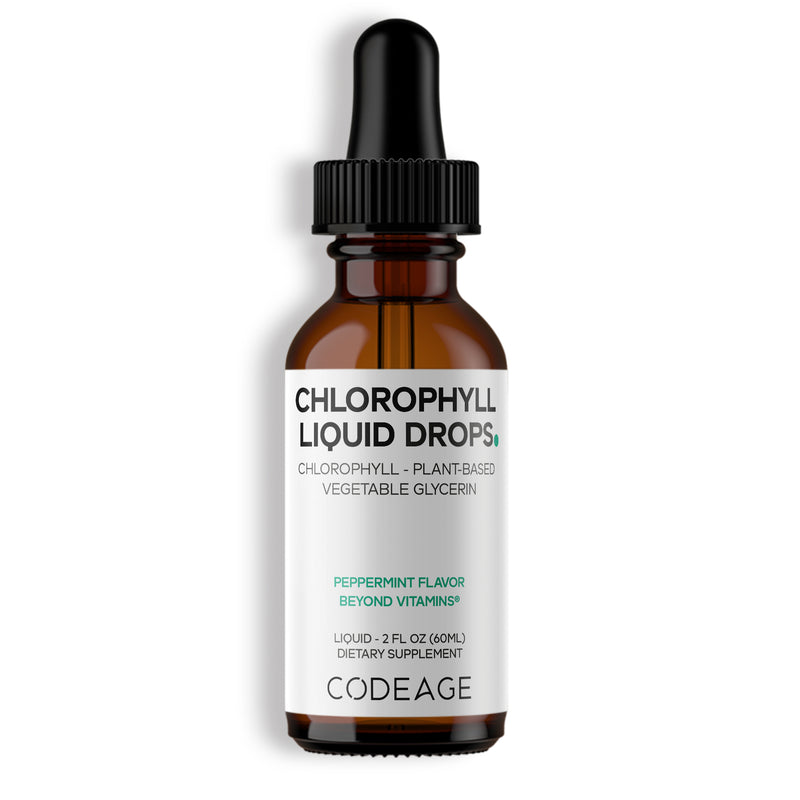 Codeage Chlorophyll Liquid Drops Supplements, Peppermint