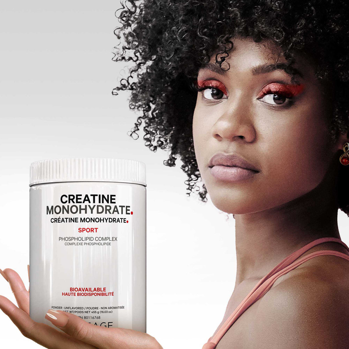 Codeage Creatine Monohydrate Powder supplement Women