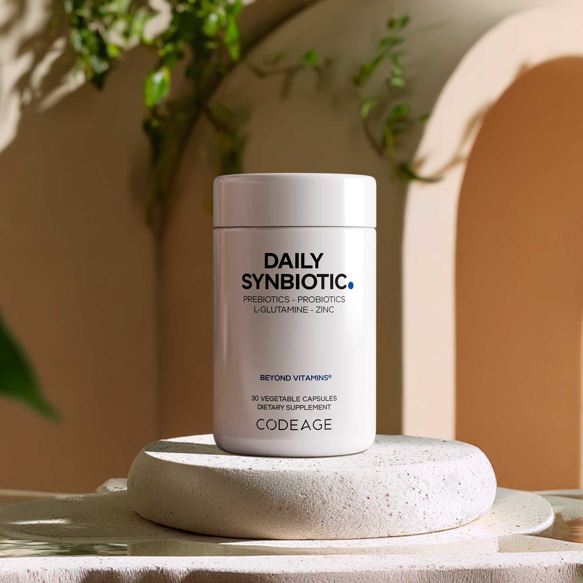 Codeage Daily Synbiotic Prebiotics Probiotics