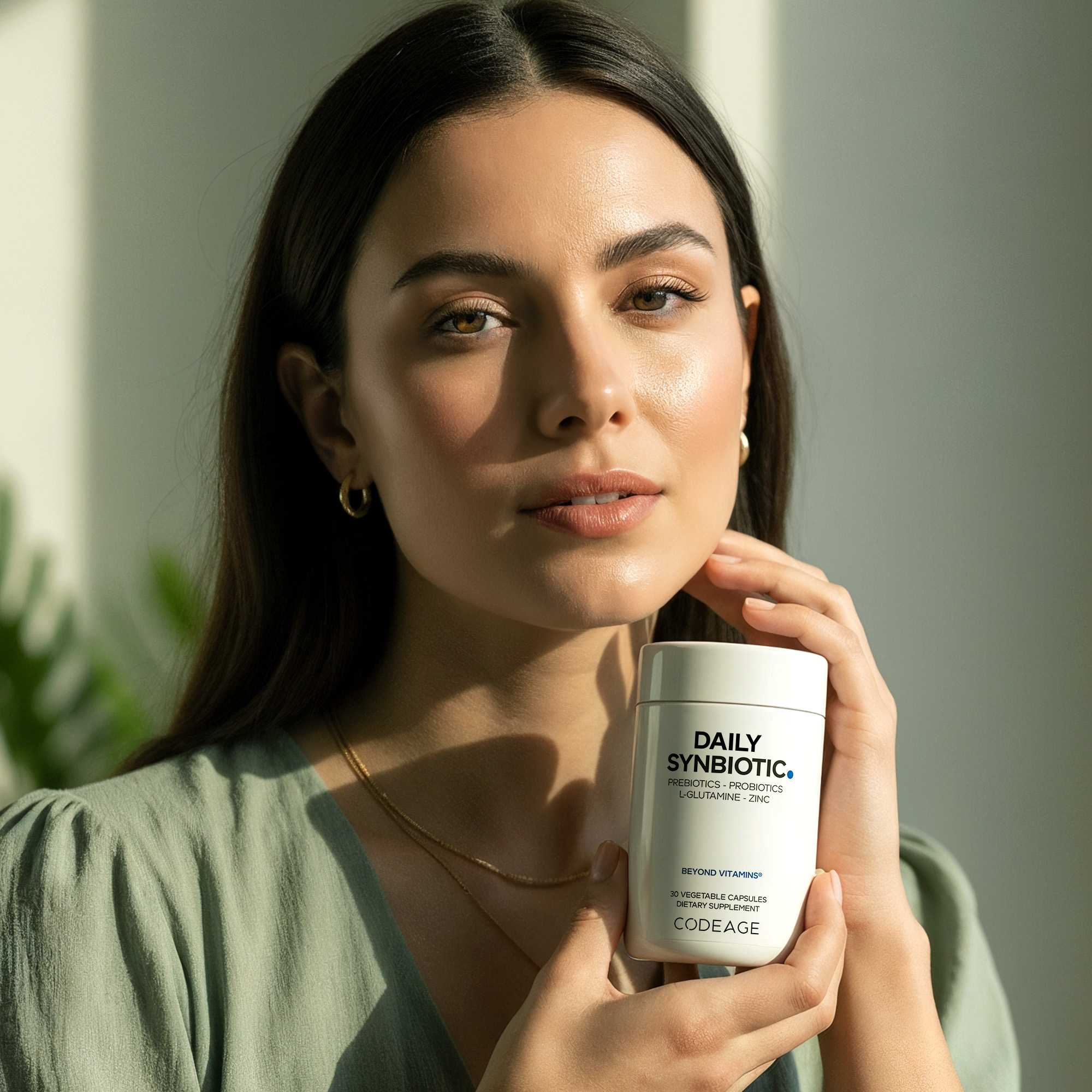 Codeage Daily Synbiotic Prebiotic Probiotics