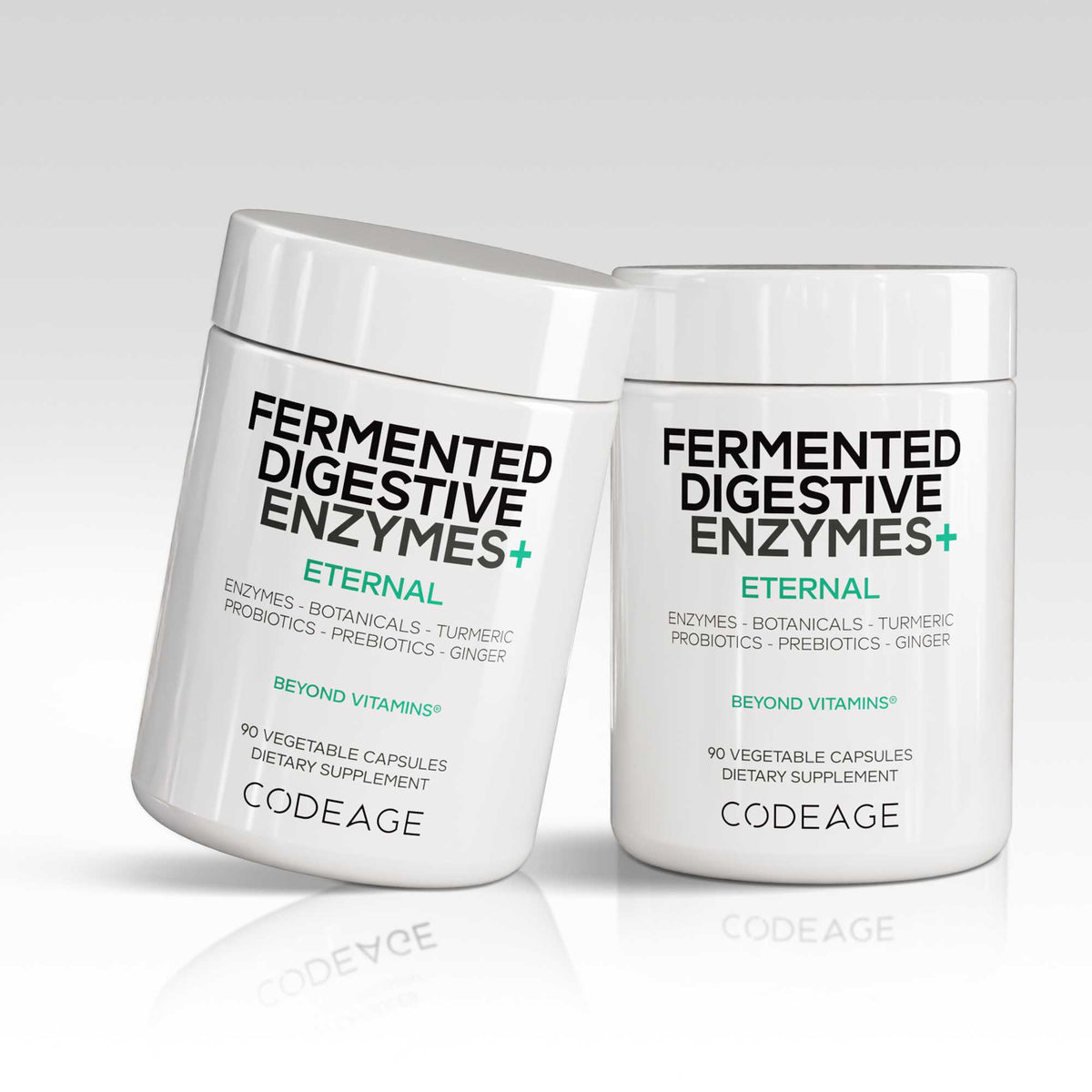 Codeage Fermented Digestive Enzymes Probiotics Prebiotics Vegan Supplement