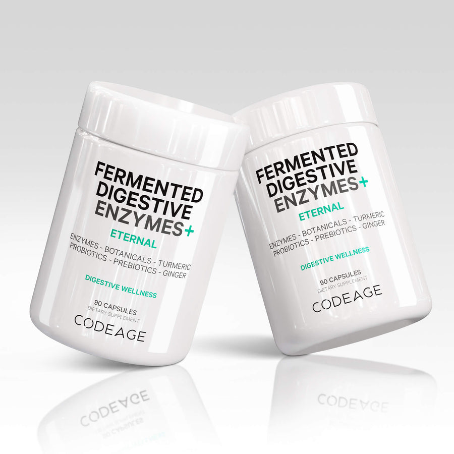 Codeage Digestive Enzymes Supplement with Probiotics and Prebiotics 