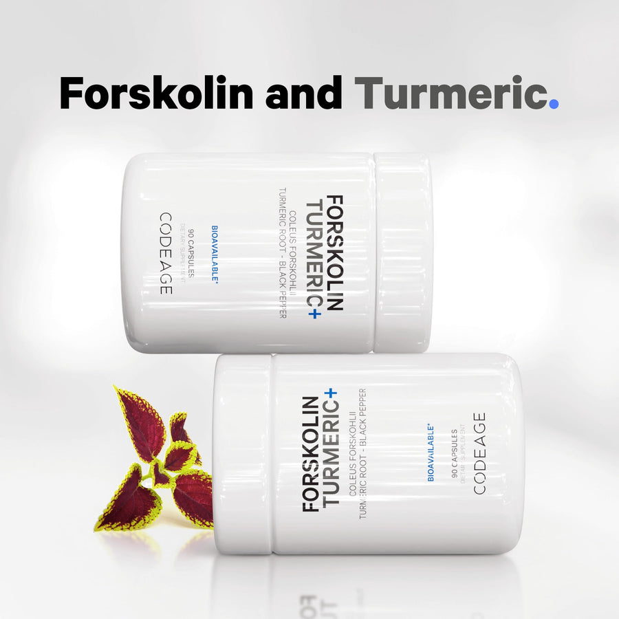 Codeage Forskolin Tumeric supplement Flower