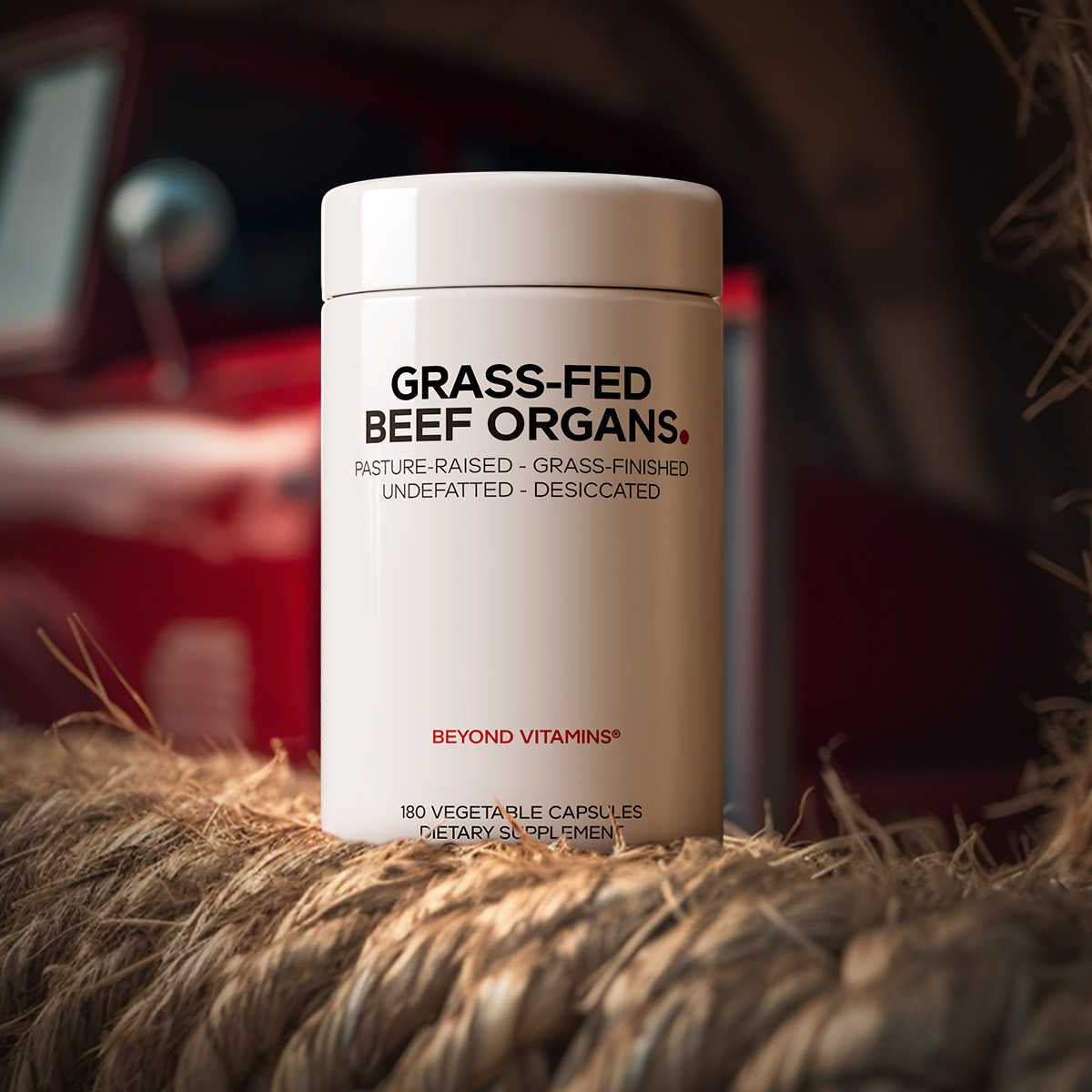 Grass Fed Pasture Raised Beef Organs Supplement Glandular Extracts Superfood