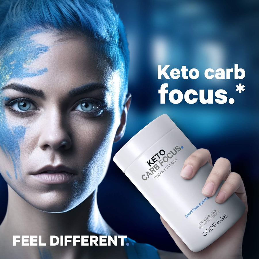 Codeage Keto Carb Focus Supplement Ketogenic Diet Supplement