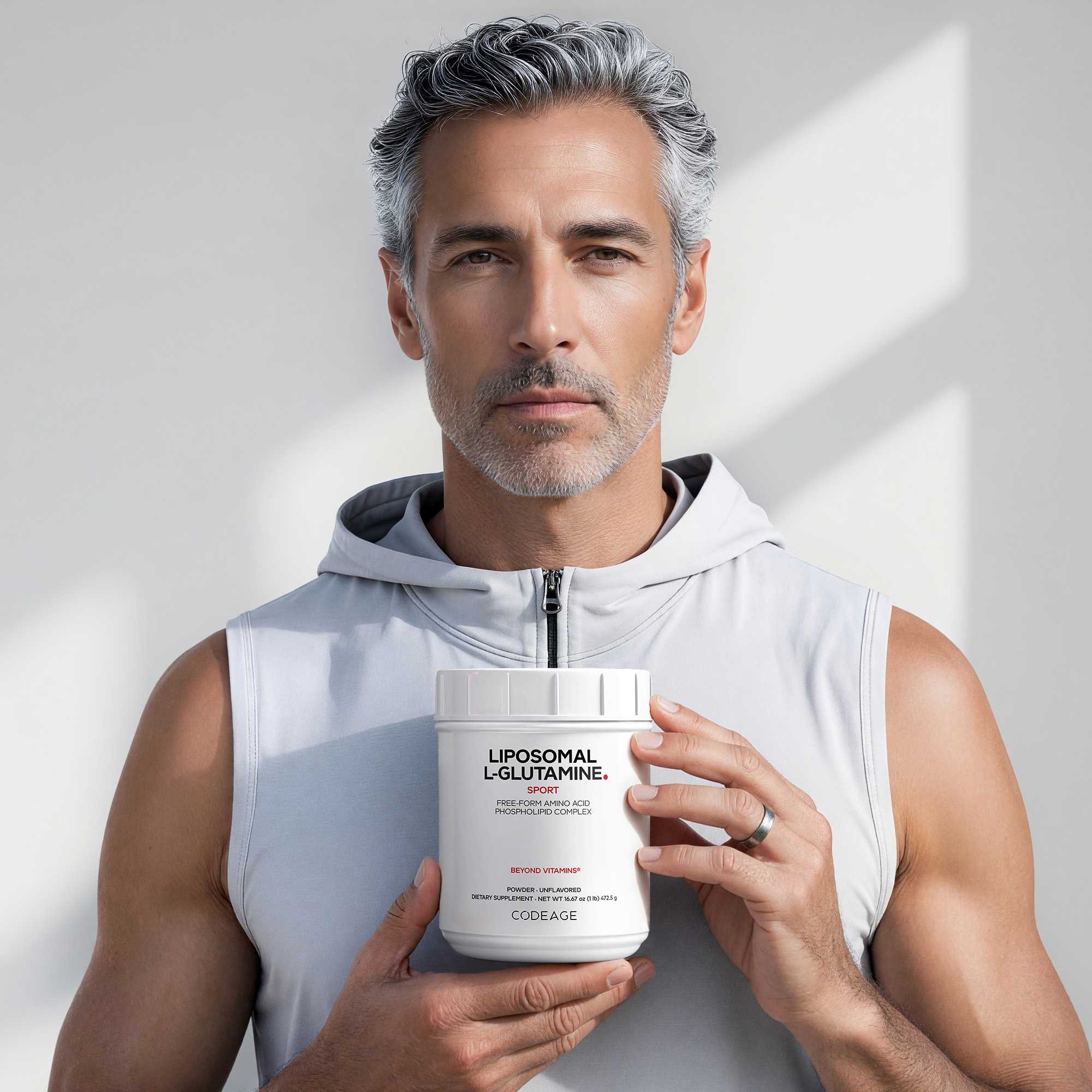 Codeage Liposomal L-Glutamine Powder Supplement Phospholipids