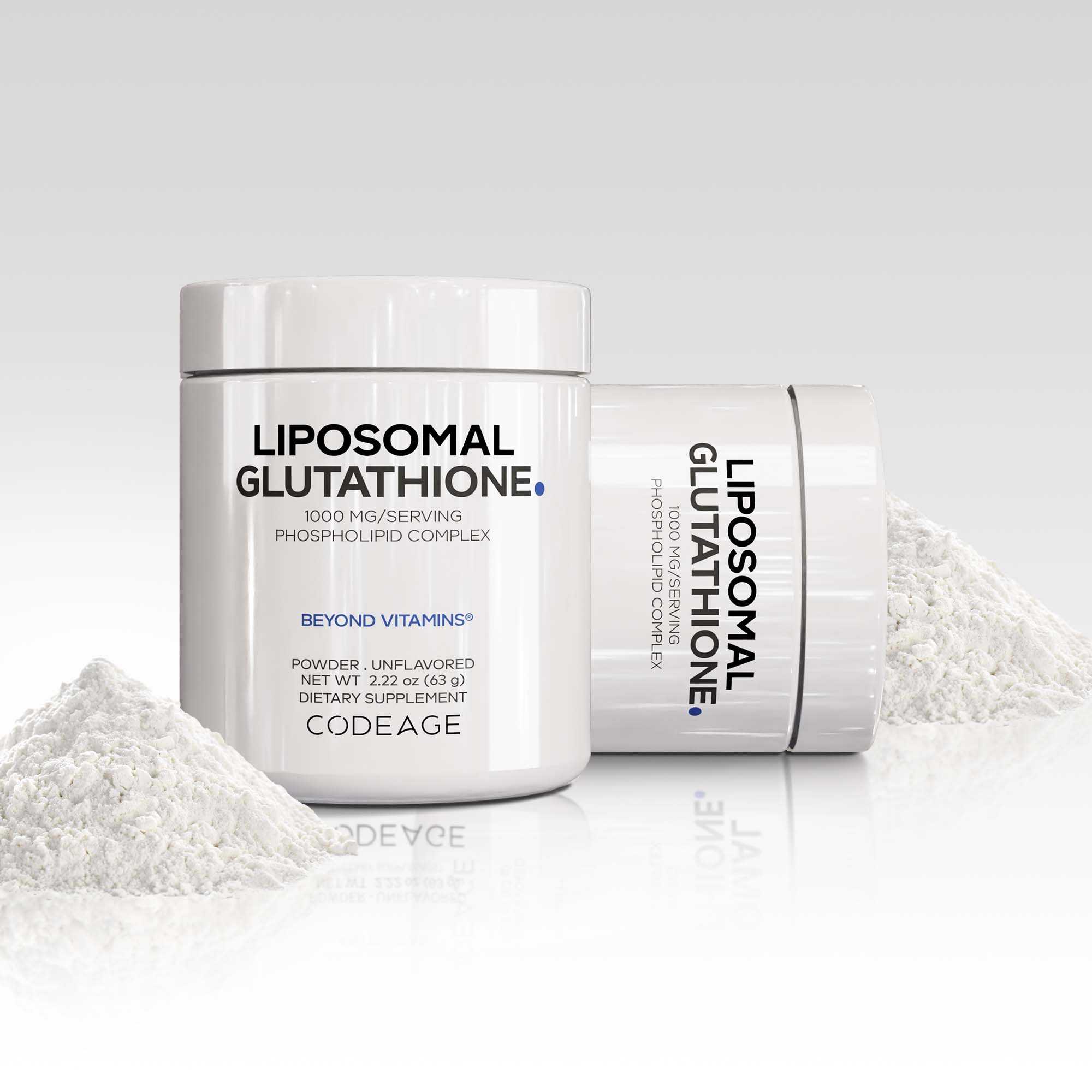 Liposomal Glutathione Powder Supplement - L-Glutathione - Codeage Liposomal Glutathione Powder Supplement - L-Glutathione - Codeage