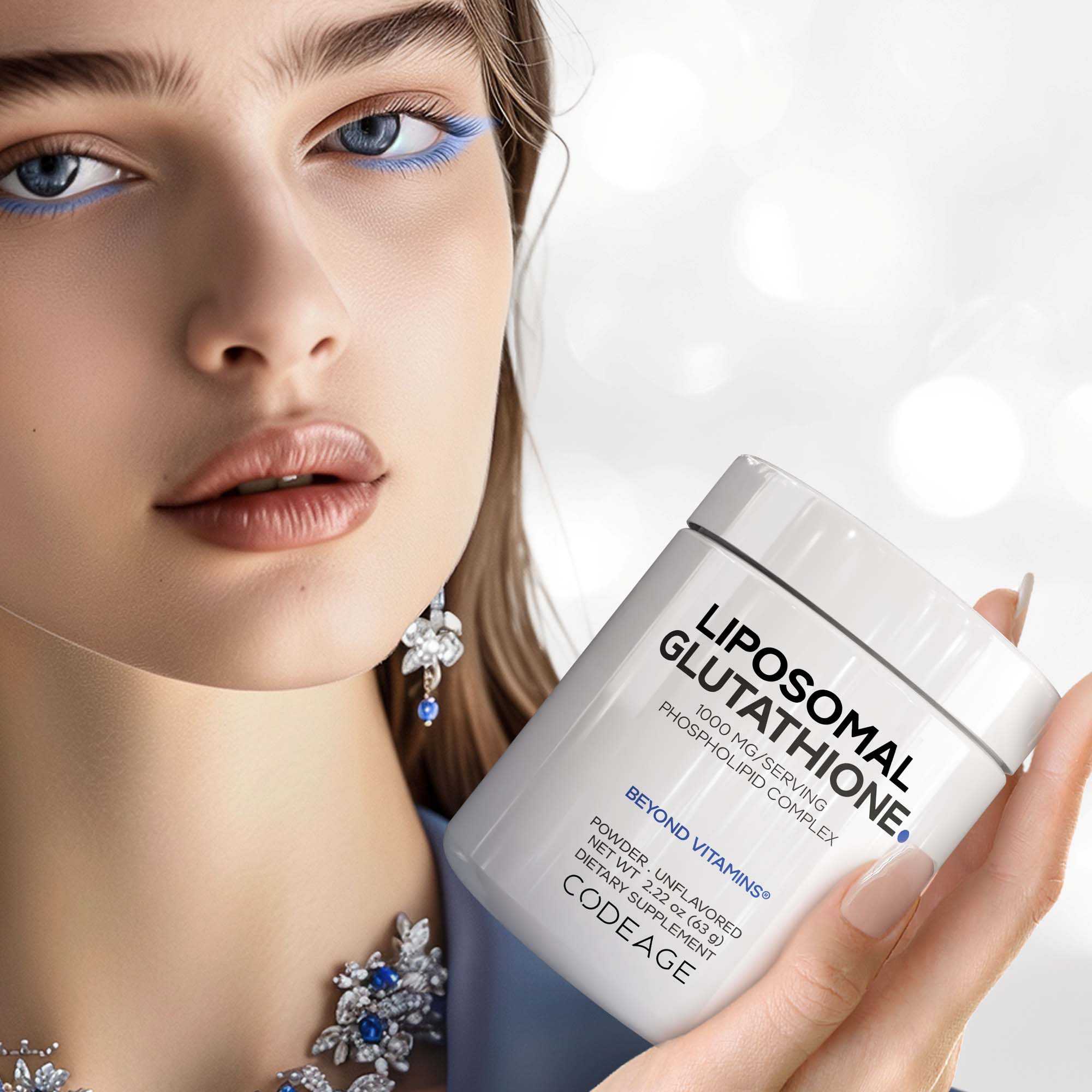 Liposomal Glutathione Powder Supplement - L-Glutathione - Codeage Liposomal Glutathione Powder Supplement - L-Glutathione - Codeage