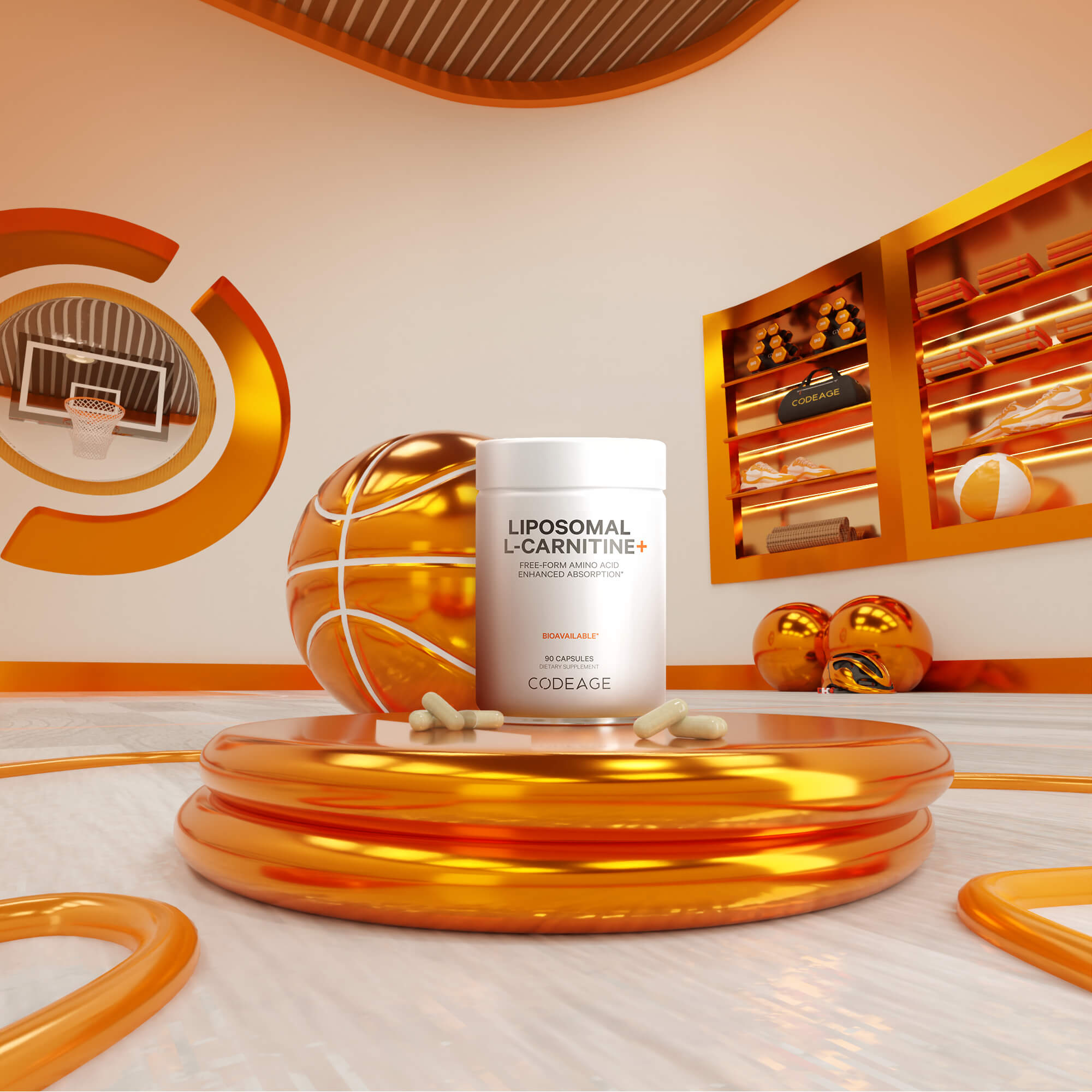 Liposomal L-Carnitine+ Supplement L-Tartrate - Codeage Liposomal L-Carnitine+ Supplement L-Tartrate - Codeage