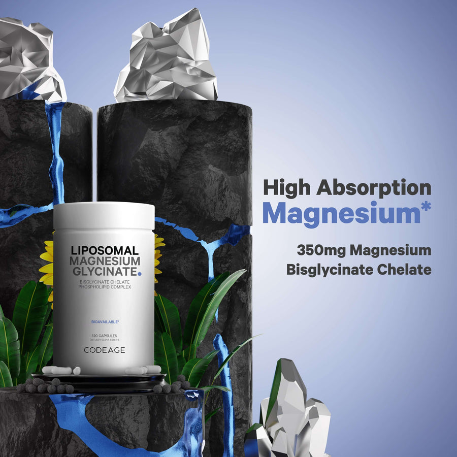 Codeage Liposomal Magnesium Glycinate Supplement 3
