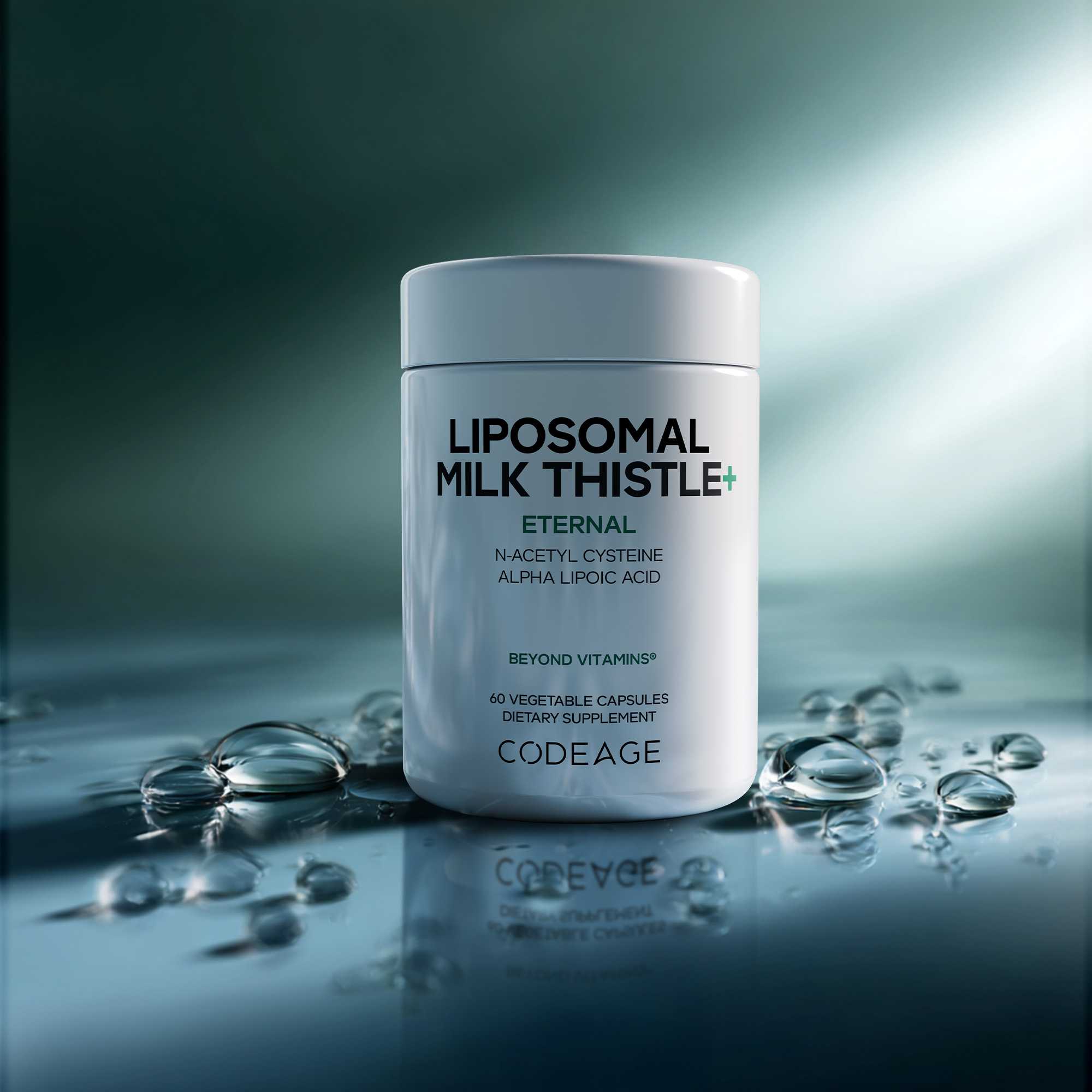 Codeage Liposomal Milk Thistle Supplement NAC Alpha Lipoic Acid