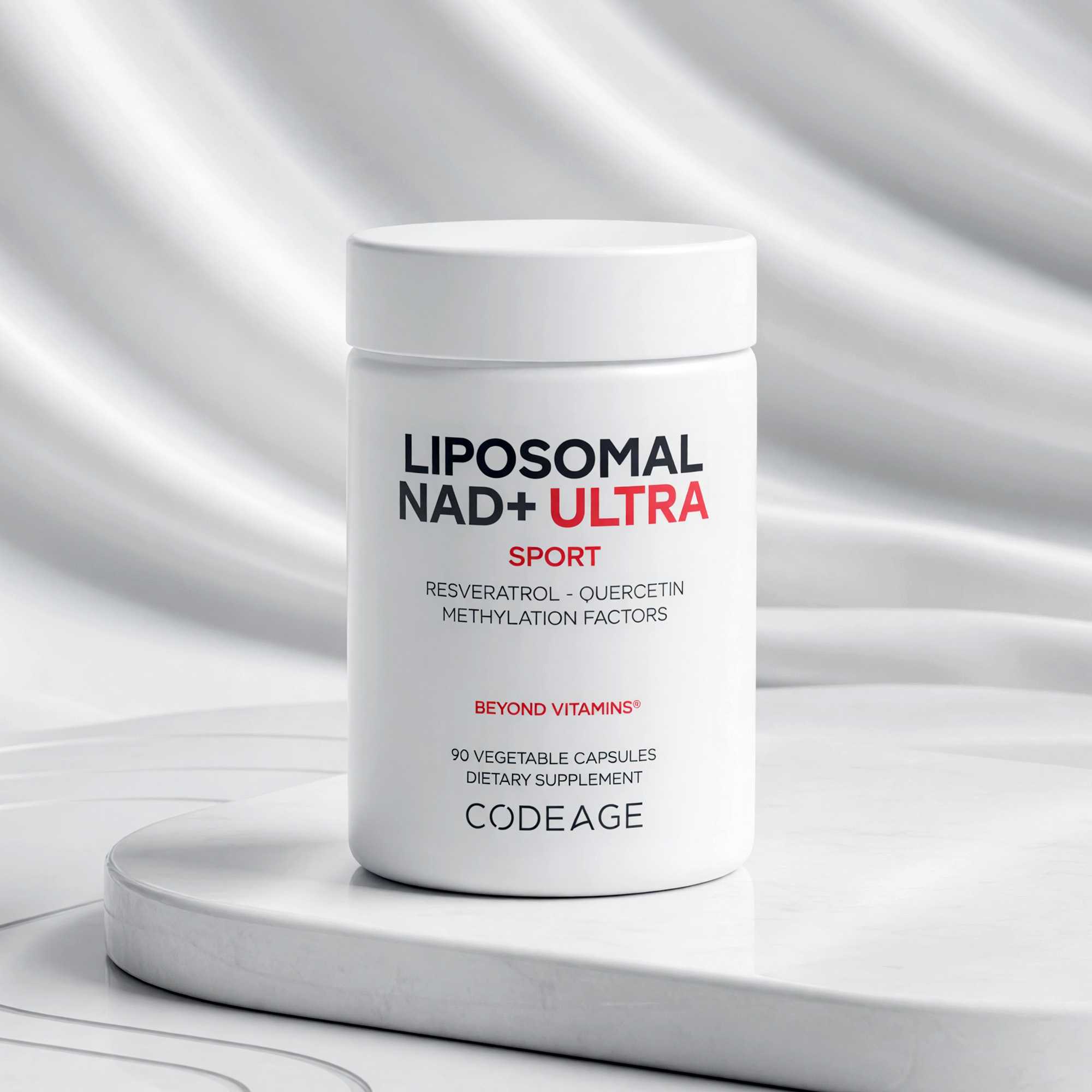 Codeage Liposomal NAD+ supplement formula Ultra Quercetin Resveratrol
