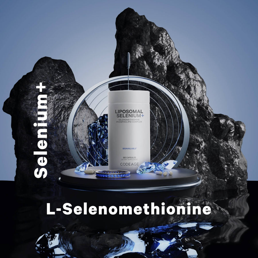 Codeage Liposomal Selenium Supplement Capsule Essential Mineral L-selenomethionine
