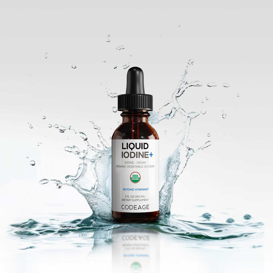 Codeage Liquid Iodine USDA Certified Organic Supplement