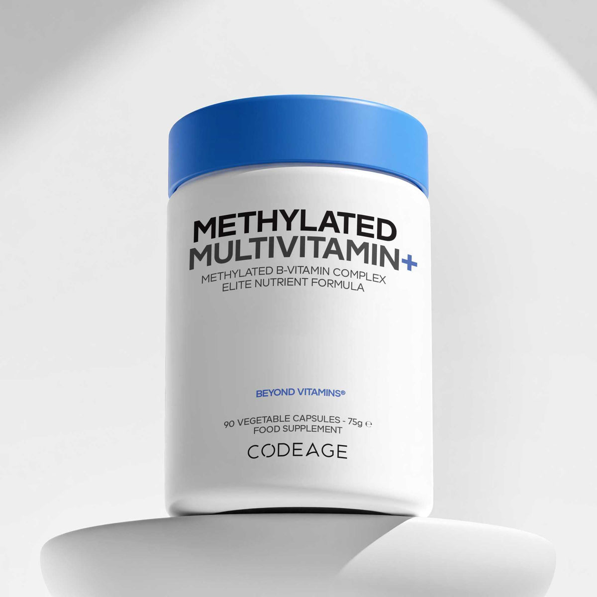 Codeage Methylated Multivitamin+, methylated b vitamins, CoQ10, NAC, Probiotics supplement.