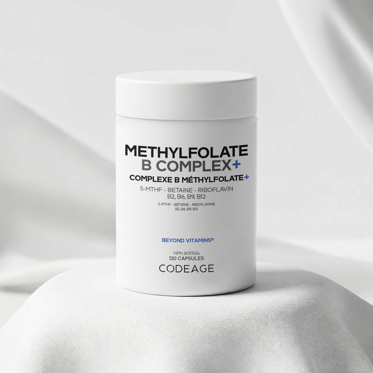 Codeage Methylfolate B Complex Vitamins Supplement Formula