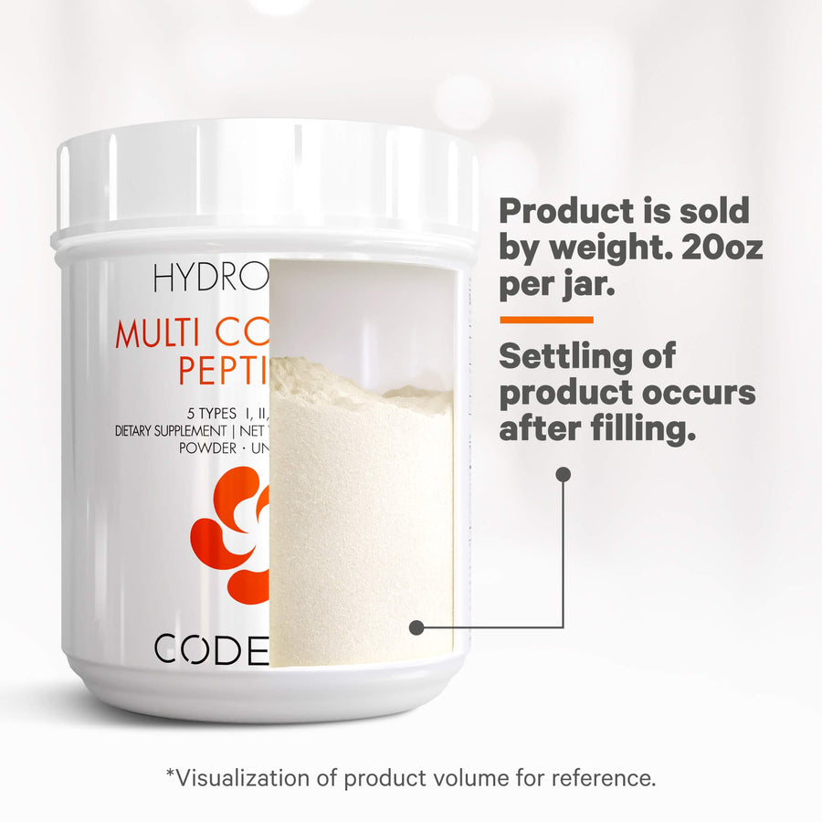 Codeage collagen vitamin powder formul 20oz collagen Type 1 2 3 5 and 10 collagen 
