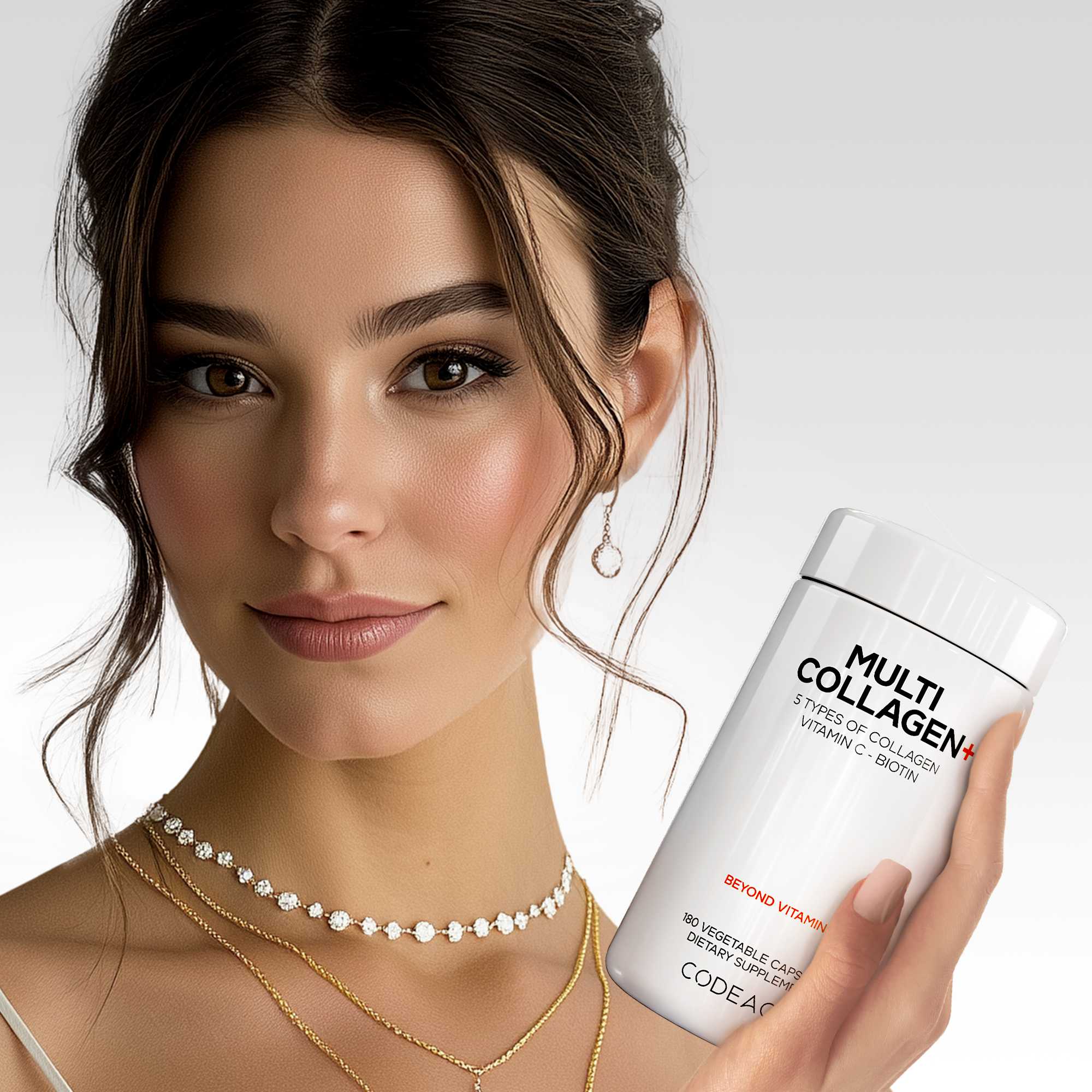 Codeage Multi Collagen+ Capsules with Vitamin C