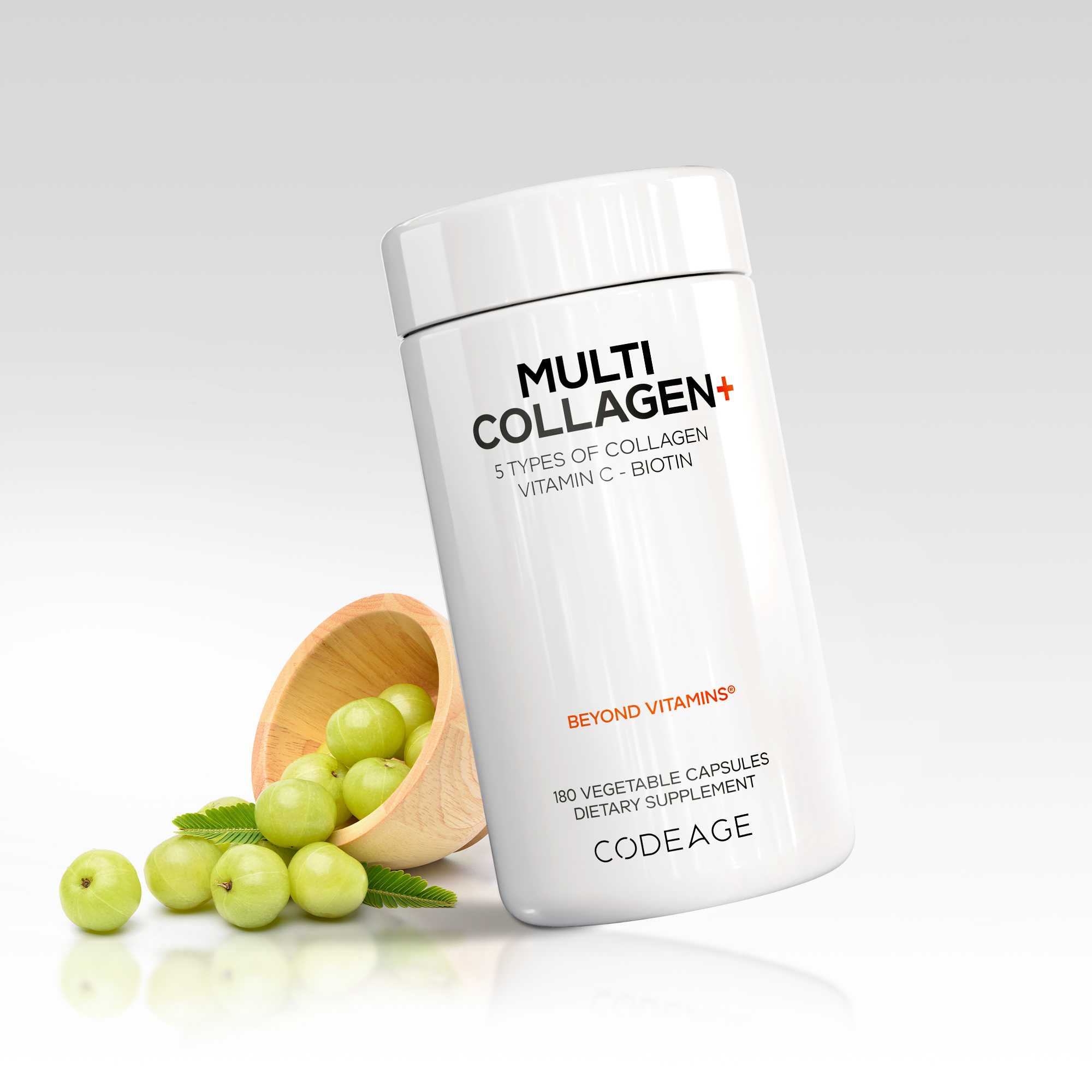 Codeage Multi Collagen+ Capsules with Vitamin C