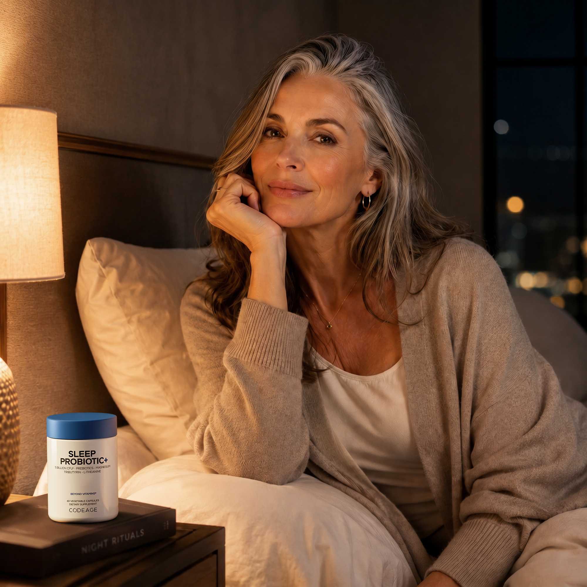 Codeage Sleep Probiotic with magnesium bisglycinate , sleep supplement probiotics for sleep