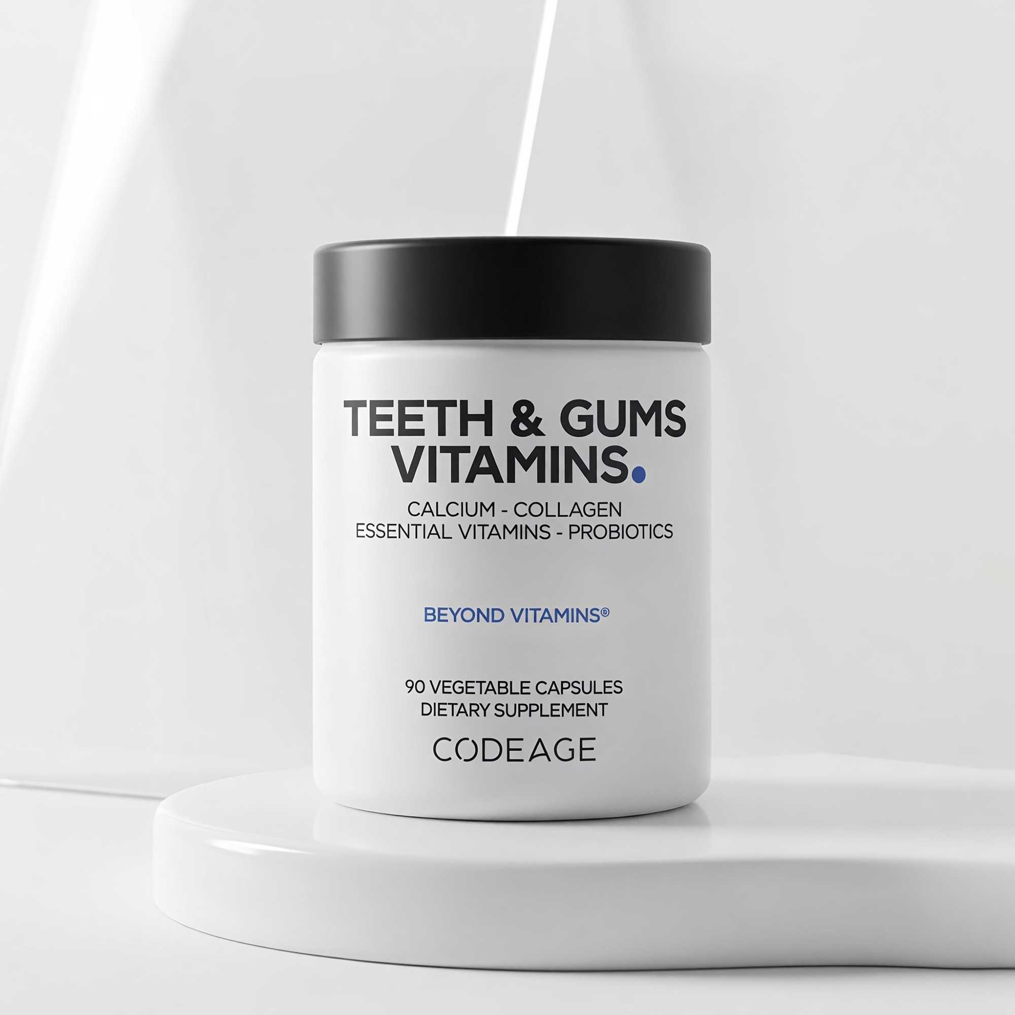 Codeage Teeth Gums Oral Care Calcium Collagen Phosphorous Supplements Cavity Vitamins Zinc 