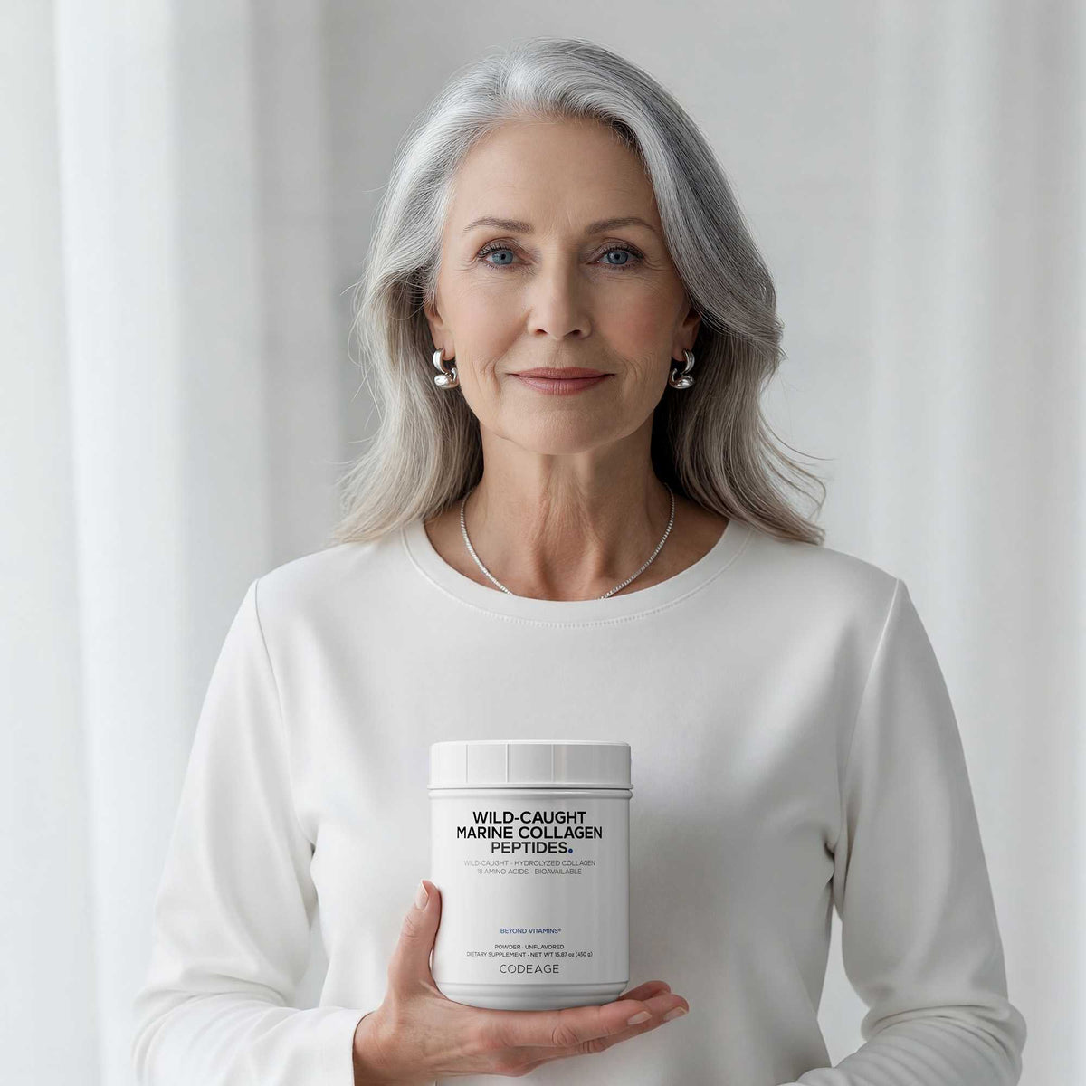 Codeage Pure Marine Collagen Powder Hydrolyzed Fish