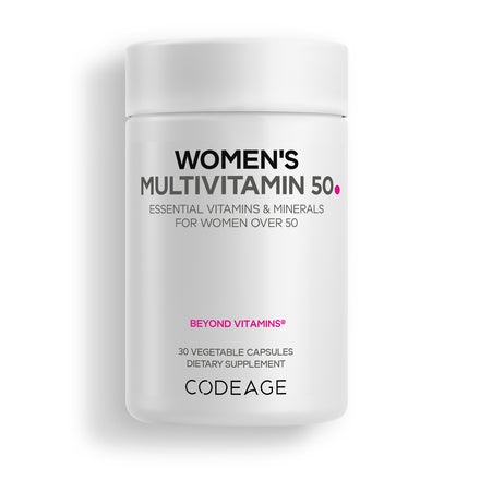 Multivitamínico diario para mujeres 50