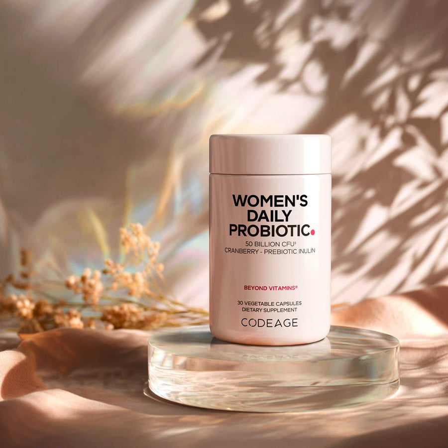 Codeage Women's Daily Probiotic with prebiotic fiber and cranberry
