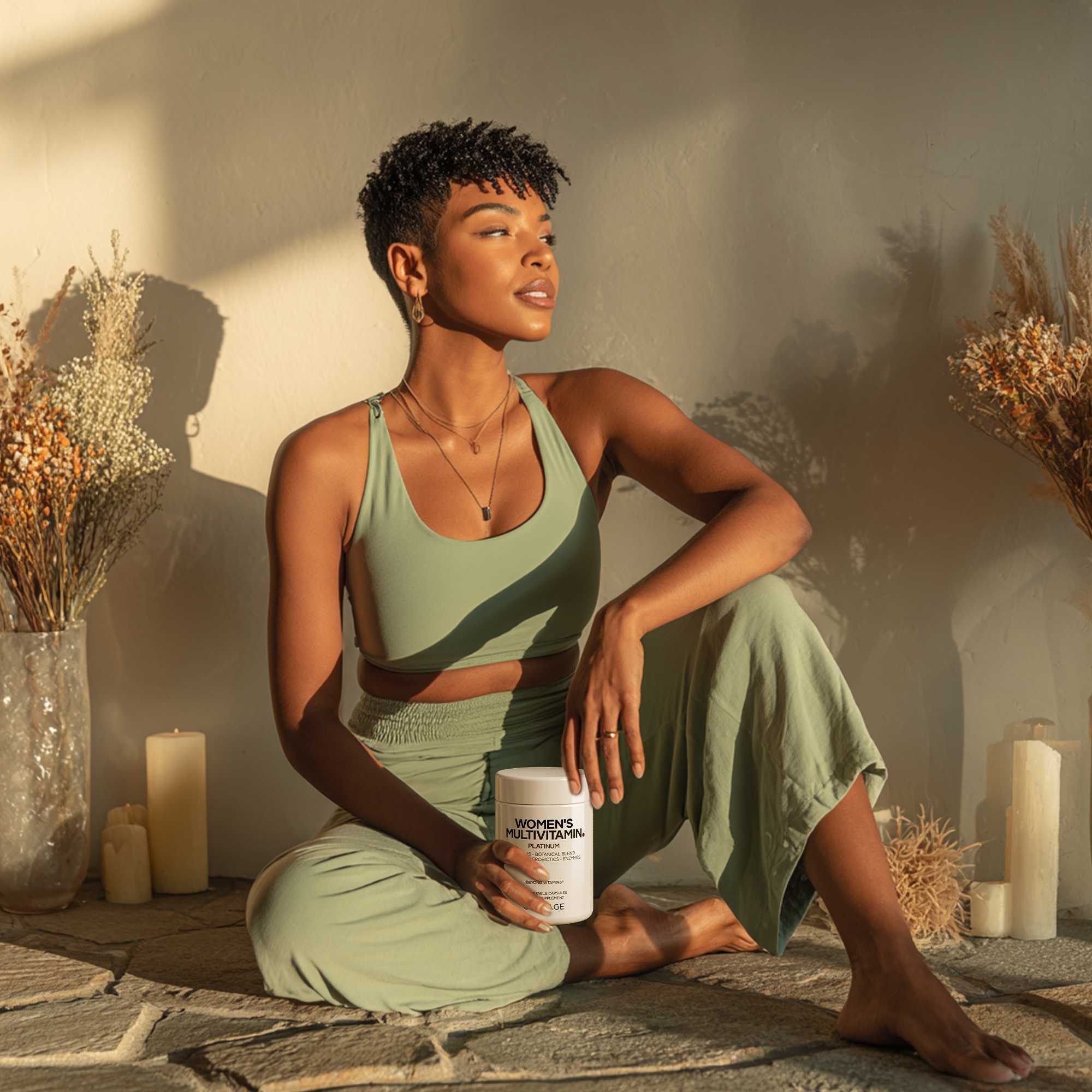 Codeage Women's Multivitamin Platinum with vitamins, minerals, botanicals, CoQ10, Probiotics