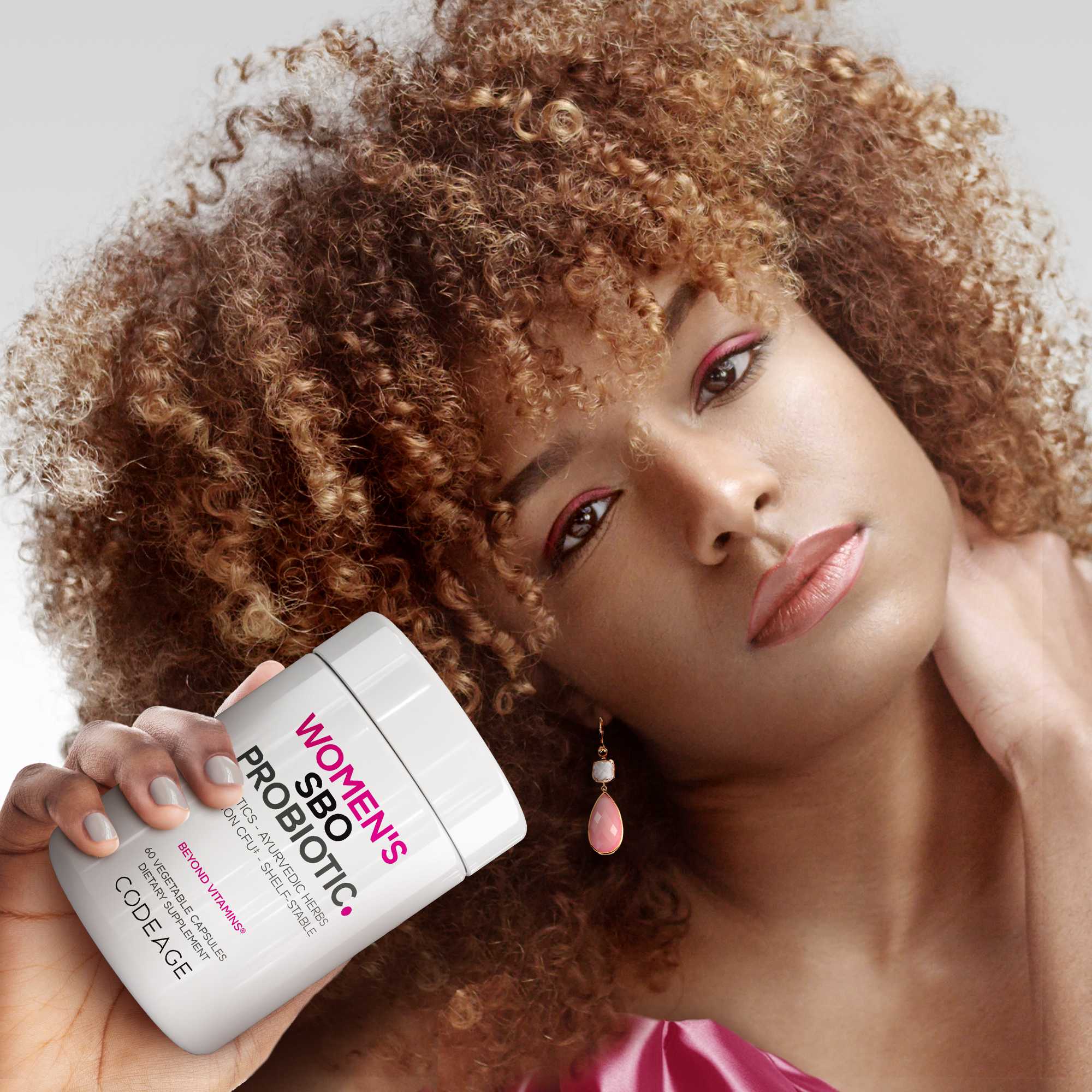 Codeage Women's SBO Probiotic 50 Billion CFU Supplement Prebiotic Supplement With Ayurvedic Botanical Herbals