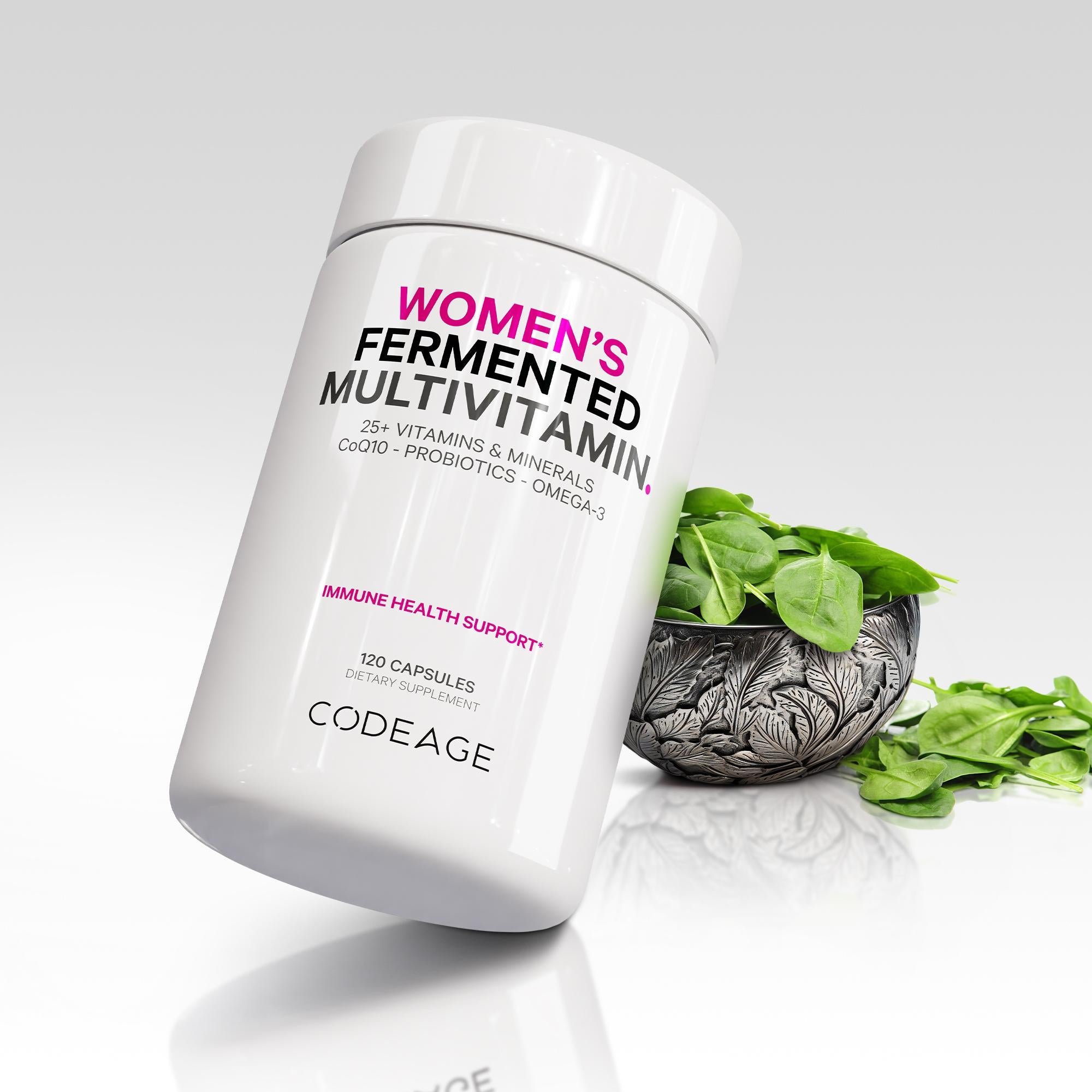 Codagge Codeage Daily Multivitamin For Women, Vegan Women Vitamins Formula