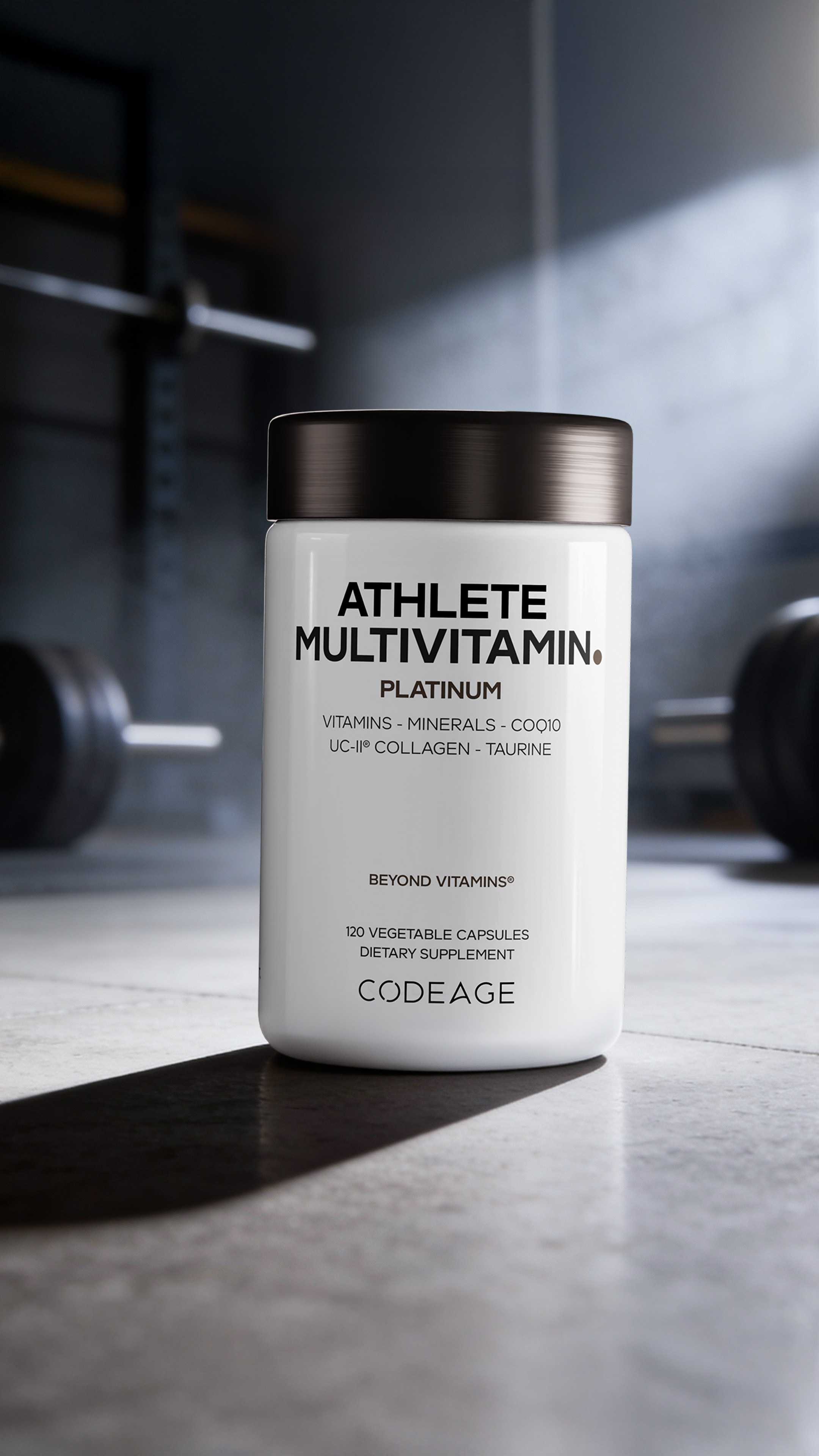 Codeage Athlete Multivitamin Platinum Sports Supplement