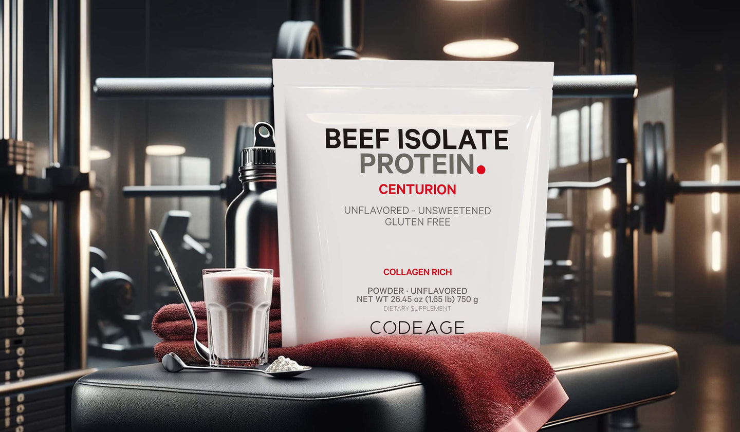 Codeage Beef Isolate Protein Powder Supplement Formula