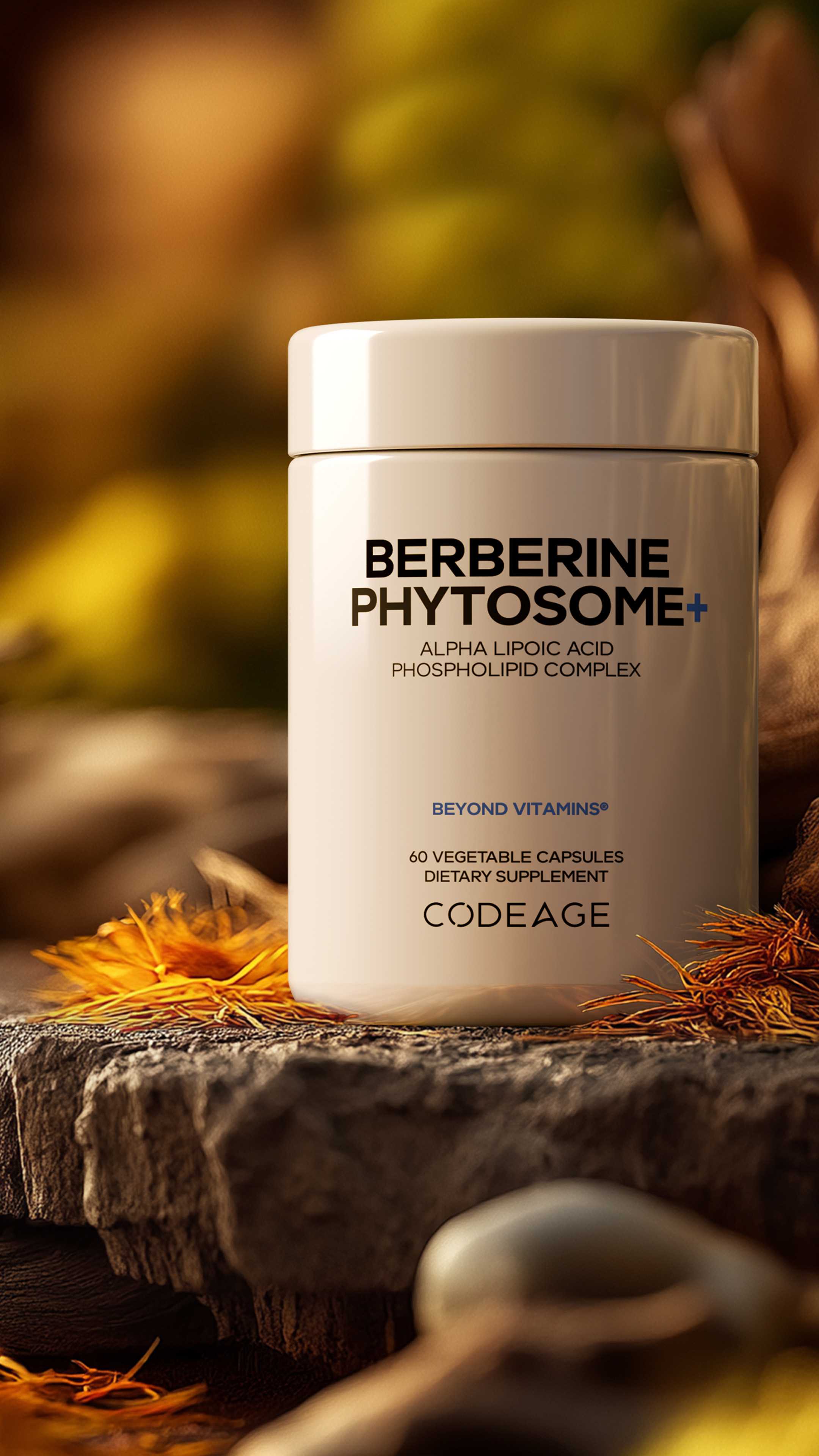 Codeage Berberine Phytosome Supplement Berberine HCL Alpha Lipoic Acid
