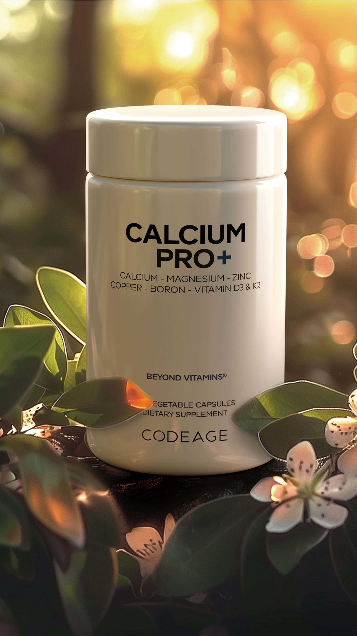 Codeage Calcium Pro+ Supplement Magnesium Zinc Vitamin D3 Copper Boron
