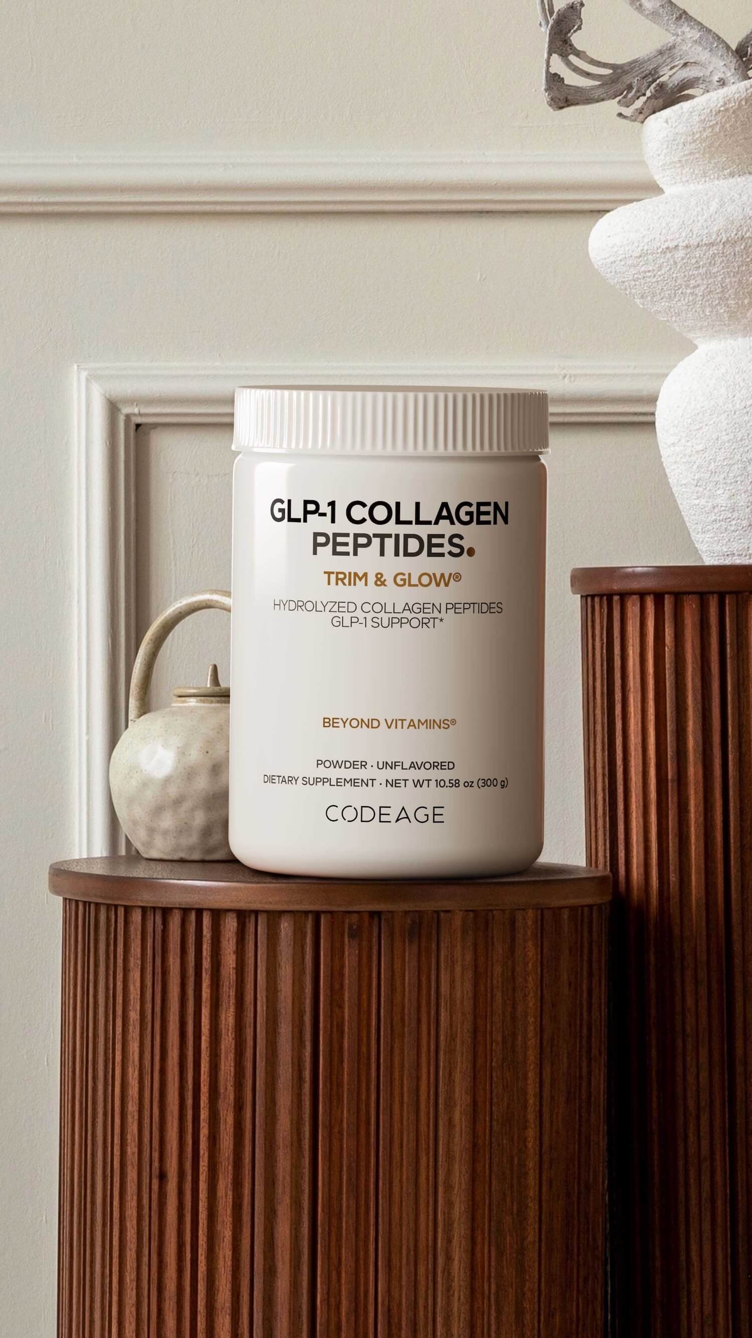 Codeage GLP-1 Collagen Peptides Powder - Nextida Hydrolyzed