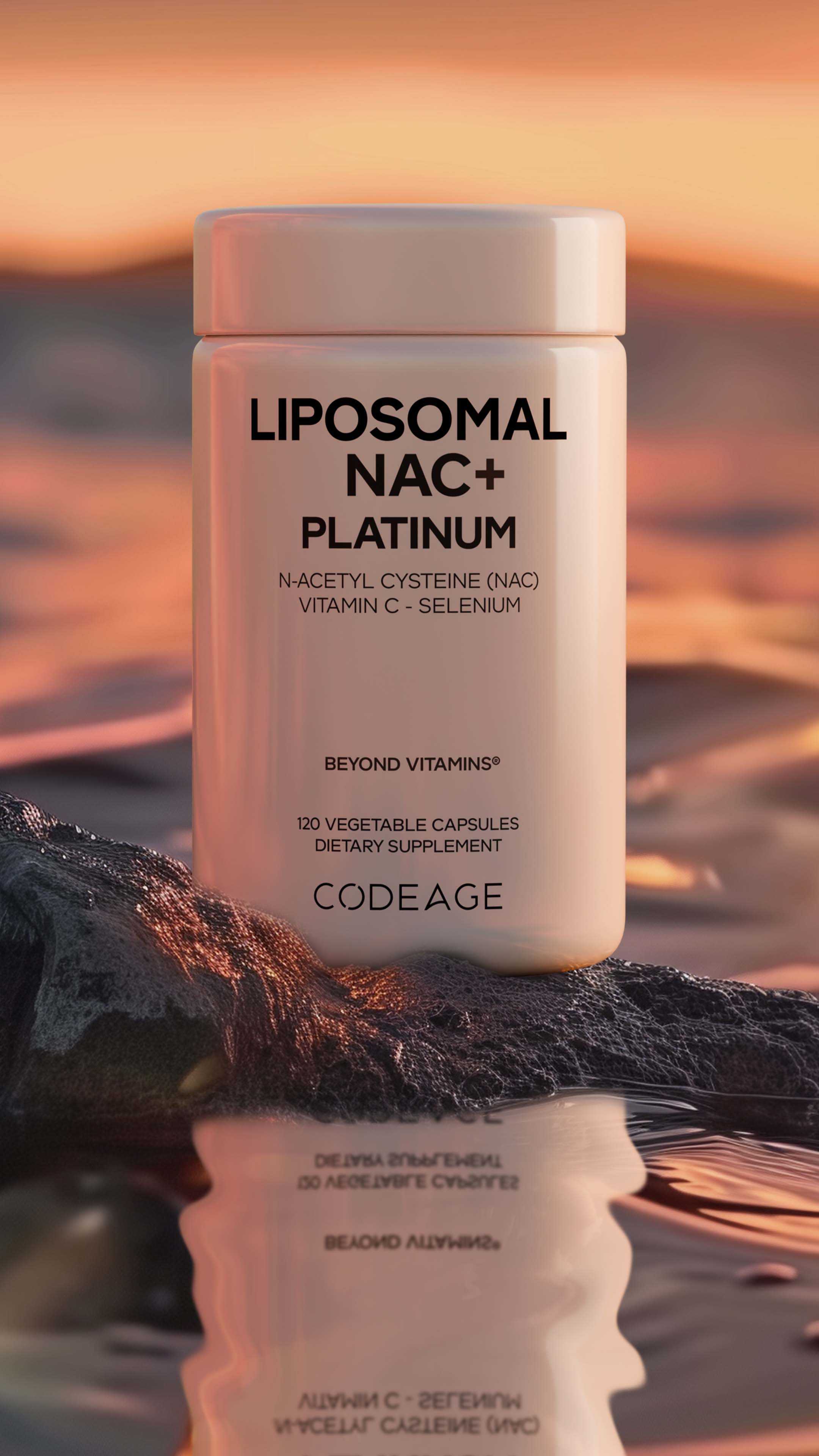 Codeage Liposomal NAC+ Platinum Supplement - N-Acetyl L-Cysteine Vitamin C Codeage Liposomal NAC+ Platinum Supplement - N-Acetyl L-Cysteine Vitamin C