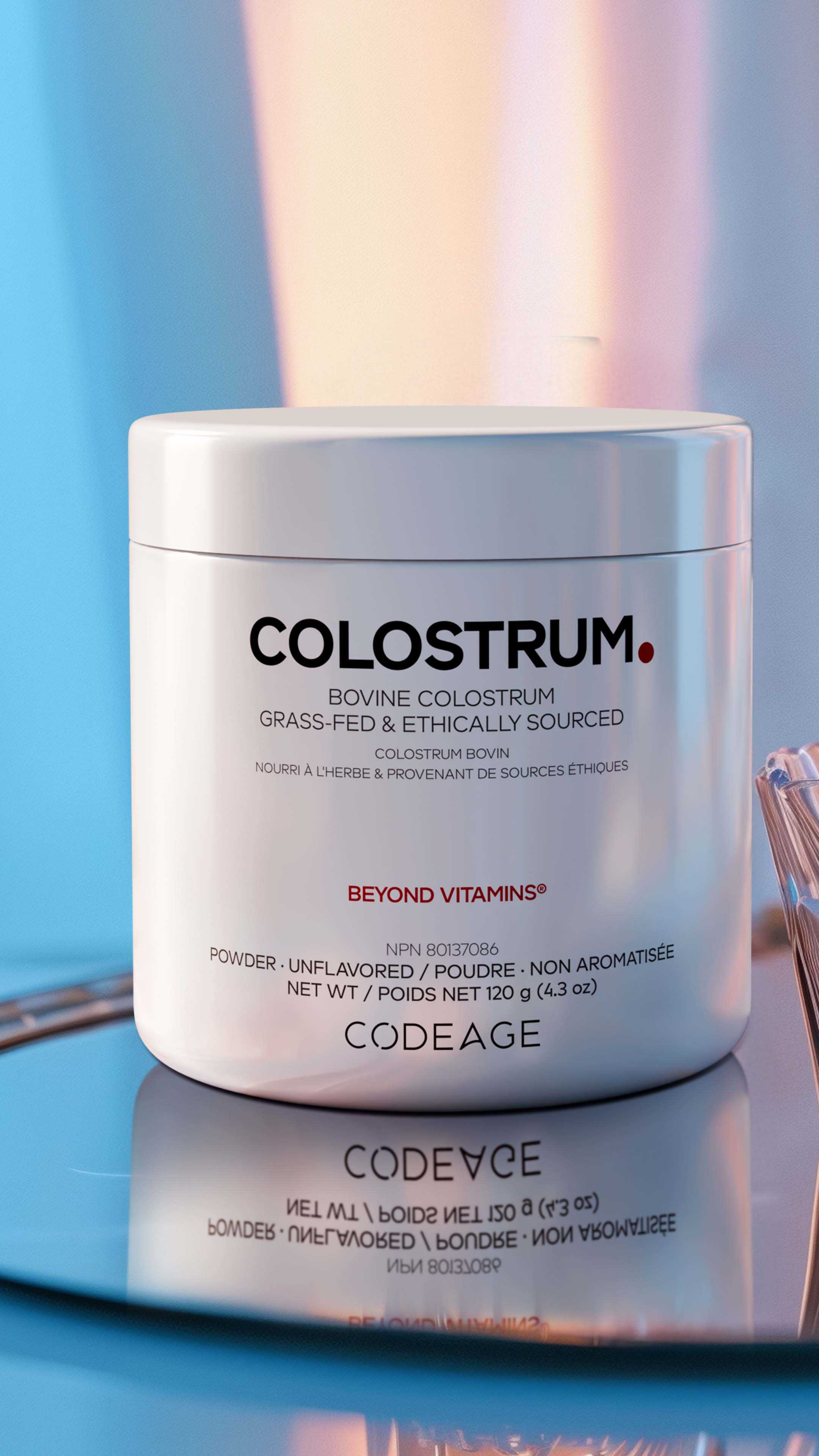 colostrum glutathione bovine CYMBIOTIKA Liquid Colostrum, 1.5g Full Spectrum Colostrum, Grass-Fed for Gut Health Dr. Stephanie's Primal Purified Colostrum