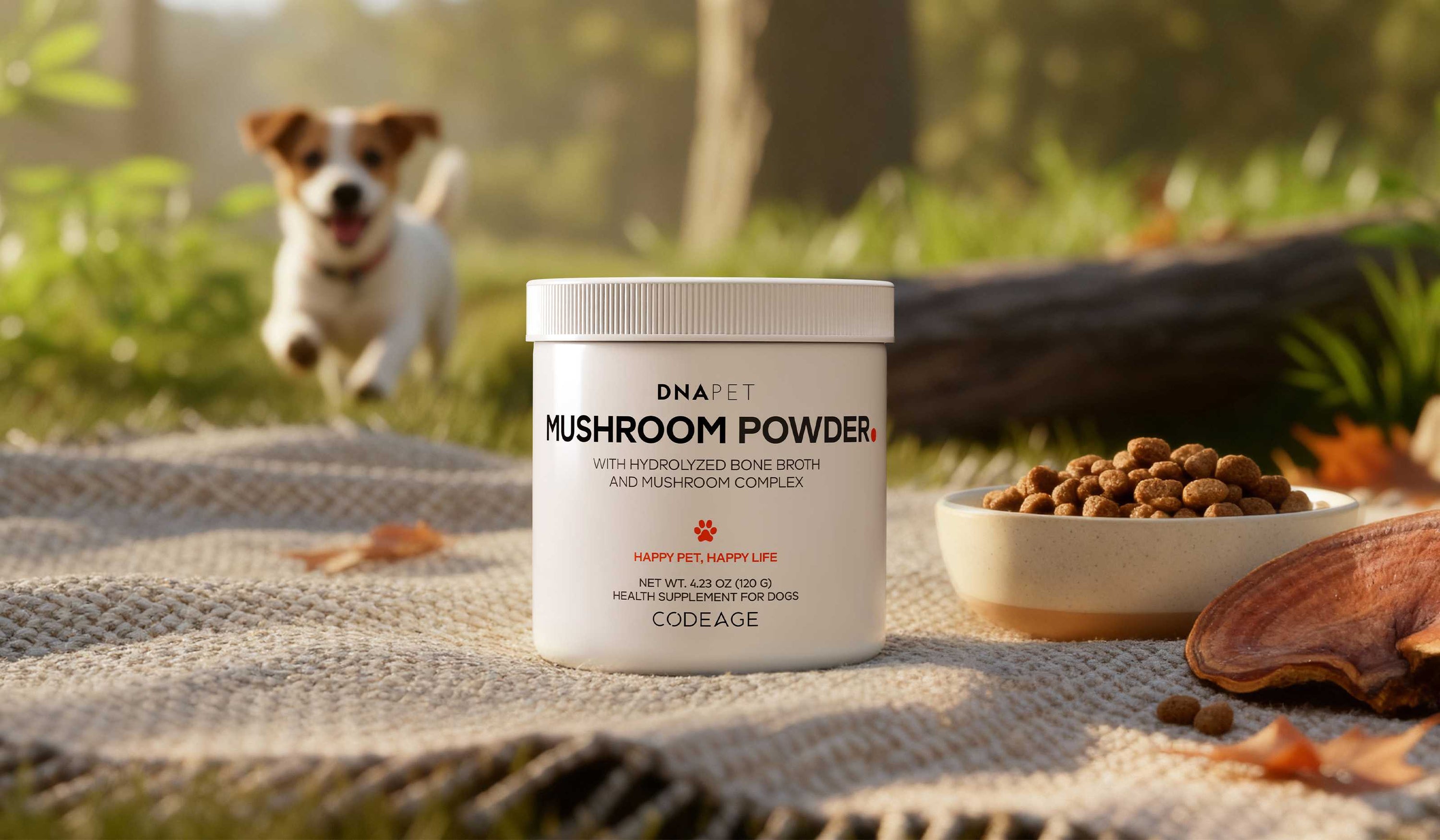 DNA PET Mushroom Powder supplement