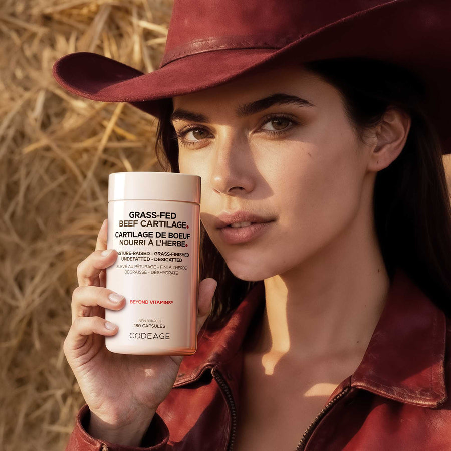 Codeage Beef Cartilage Supplement, Grass Fed Pasture Raised Bovine Liver Capsules