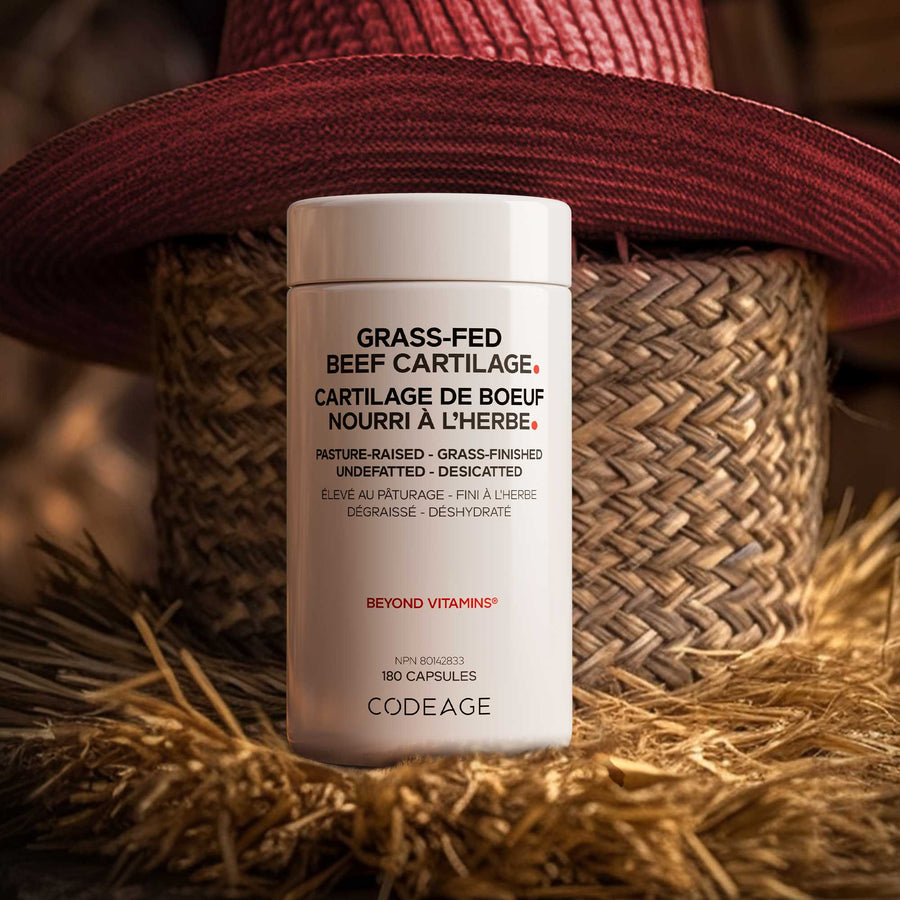 Codeage Beef Cartilage Supplement, Grass Fed Pasture Raised Bovine Liver Capsules