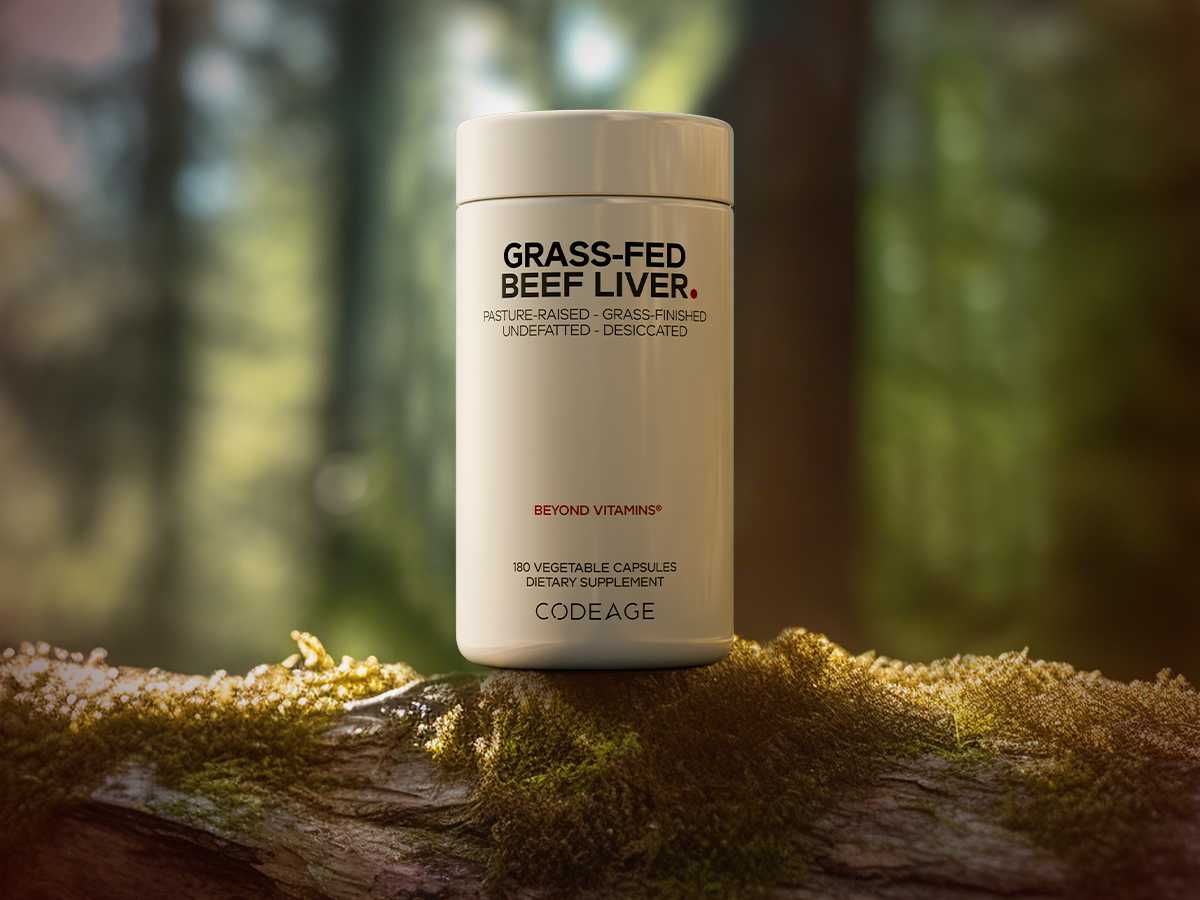 Codeage Grass-Fed Pasture Raised Beef Liver 