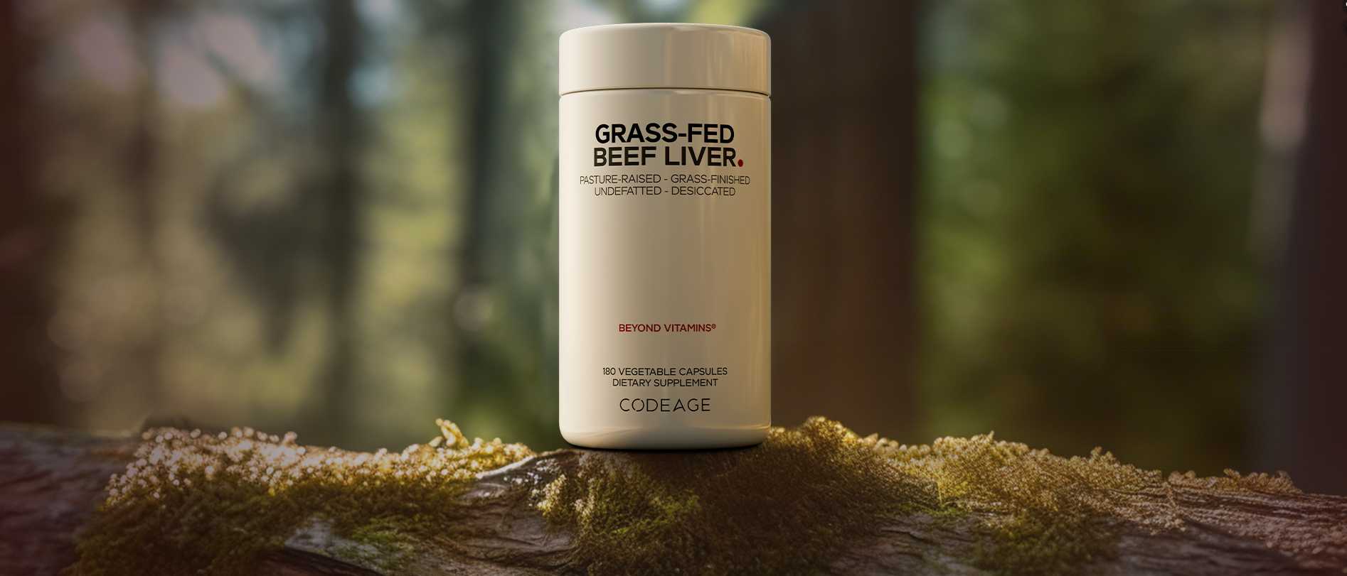 Codeage Grass-Fed Pasture Raised Beef Liver 