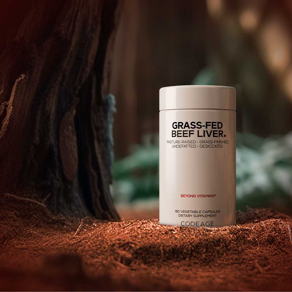 Codeage Grass-Fed Pasture Raised Beef Liver 